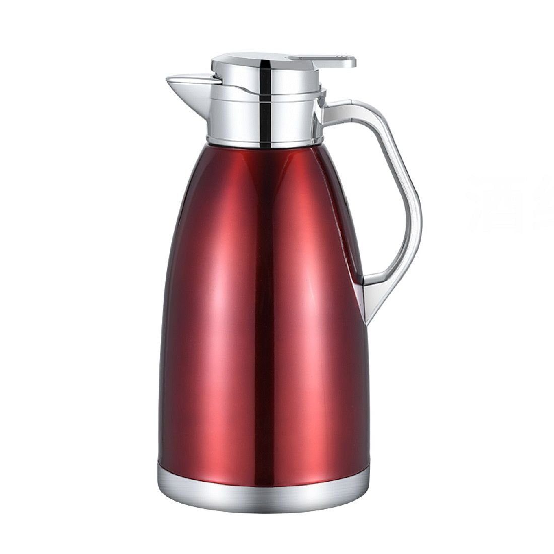 Rungassi Isolierkanne Thermoskanne Isolierkanne FLSK2,3 Kaffeekanne 2,3 rot Liter Farbe