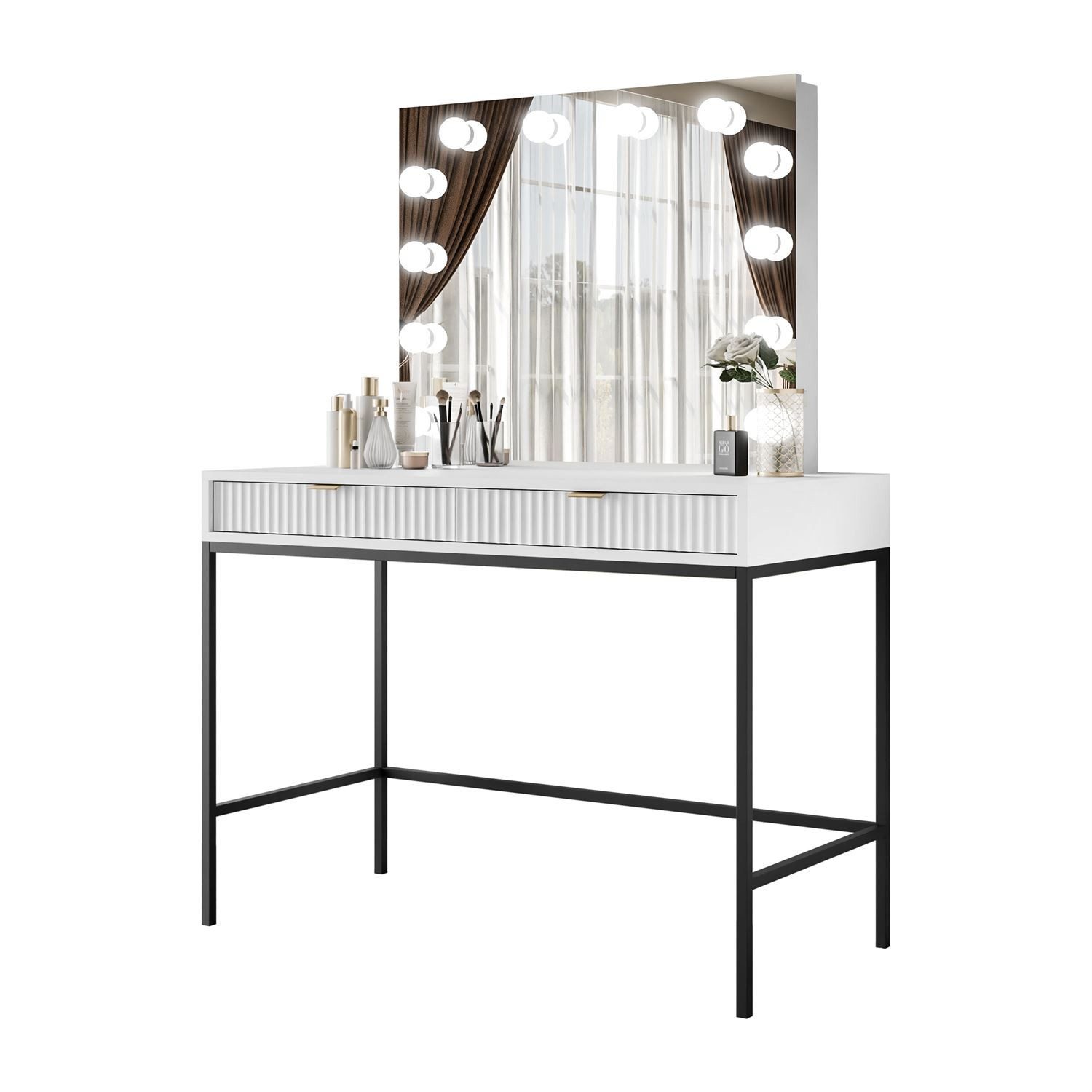 Lookway Schminktisch mit Spiegel CORTADO ELITE, Breite 104 cm