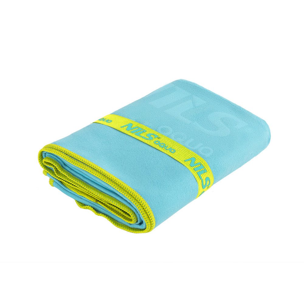 NILS AQUA Sporthandtuch Mikrofaser Handtusch 140x70 cm, Mikrofaser (Spar-Set, 1-St), spart Zeit und ist ideal für Sport, Reisen