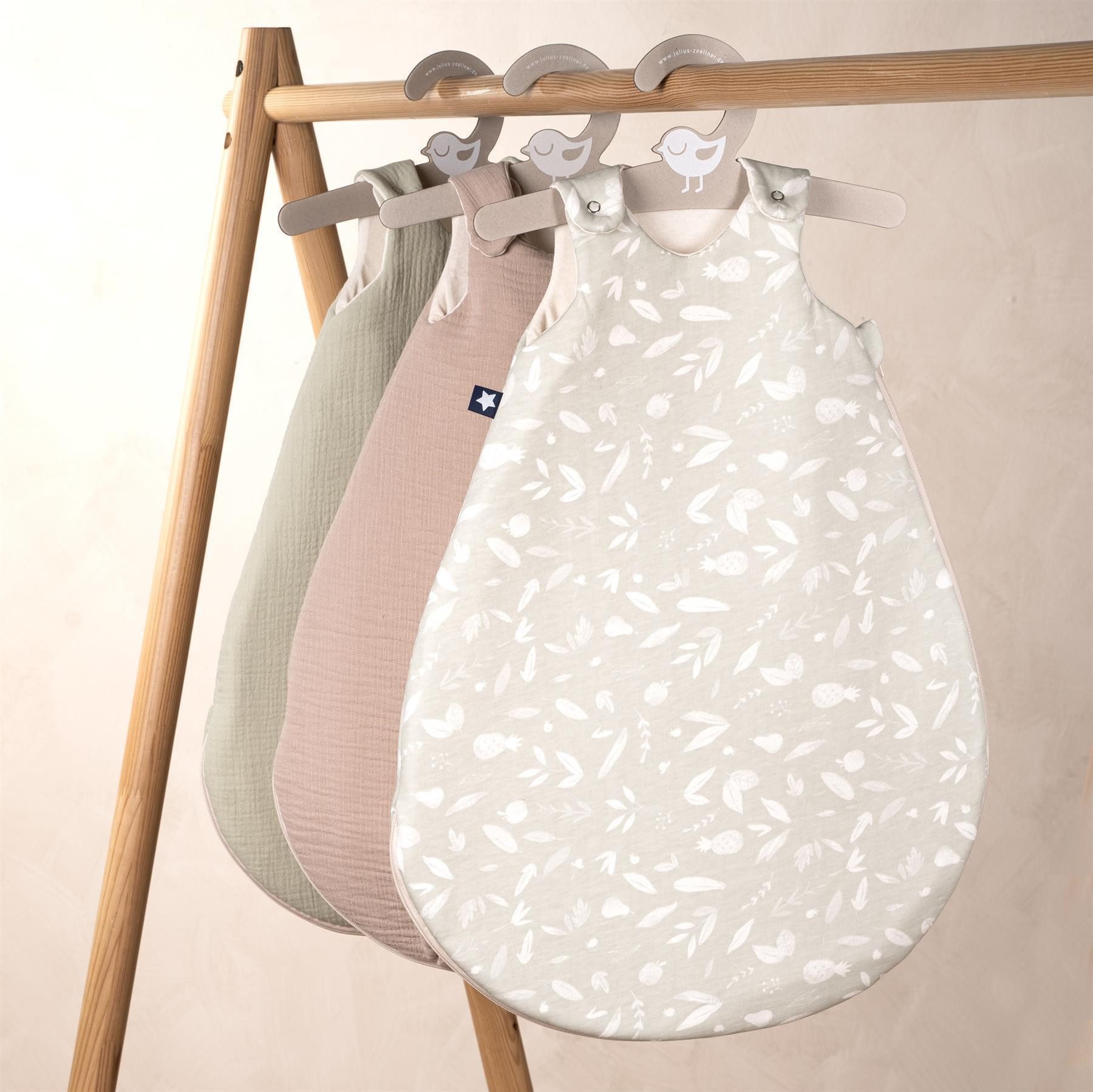 Julius Zöllner Babyschlafsack Tropic Babyschlafsack Sky 68x74 (Packung, 1 tlg), Babyschlafsack Sky 68x74