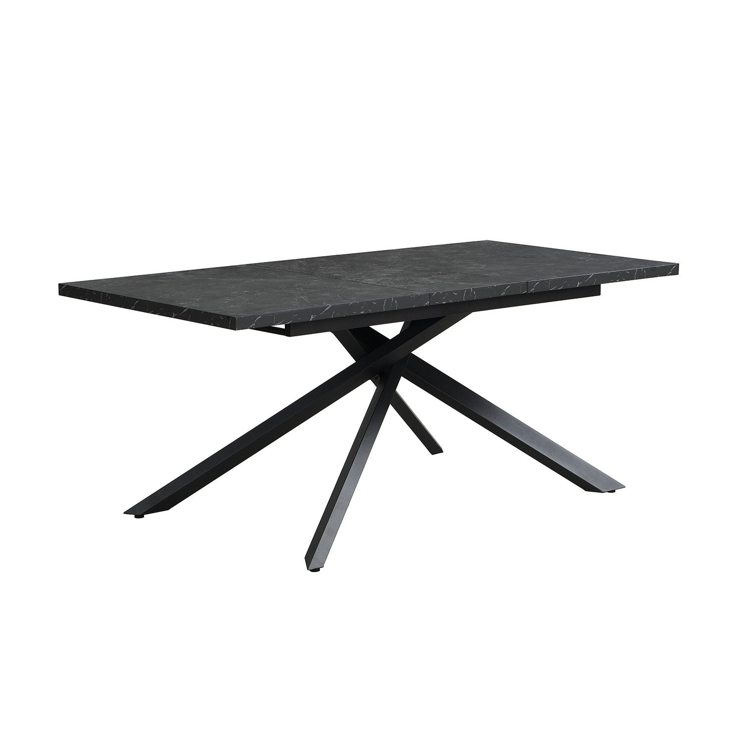 DUBI Möbel Esstisch MALTE, X-Gestell, 140-220cm, günstig online kaufen