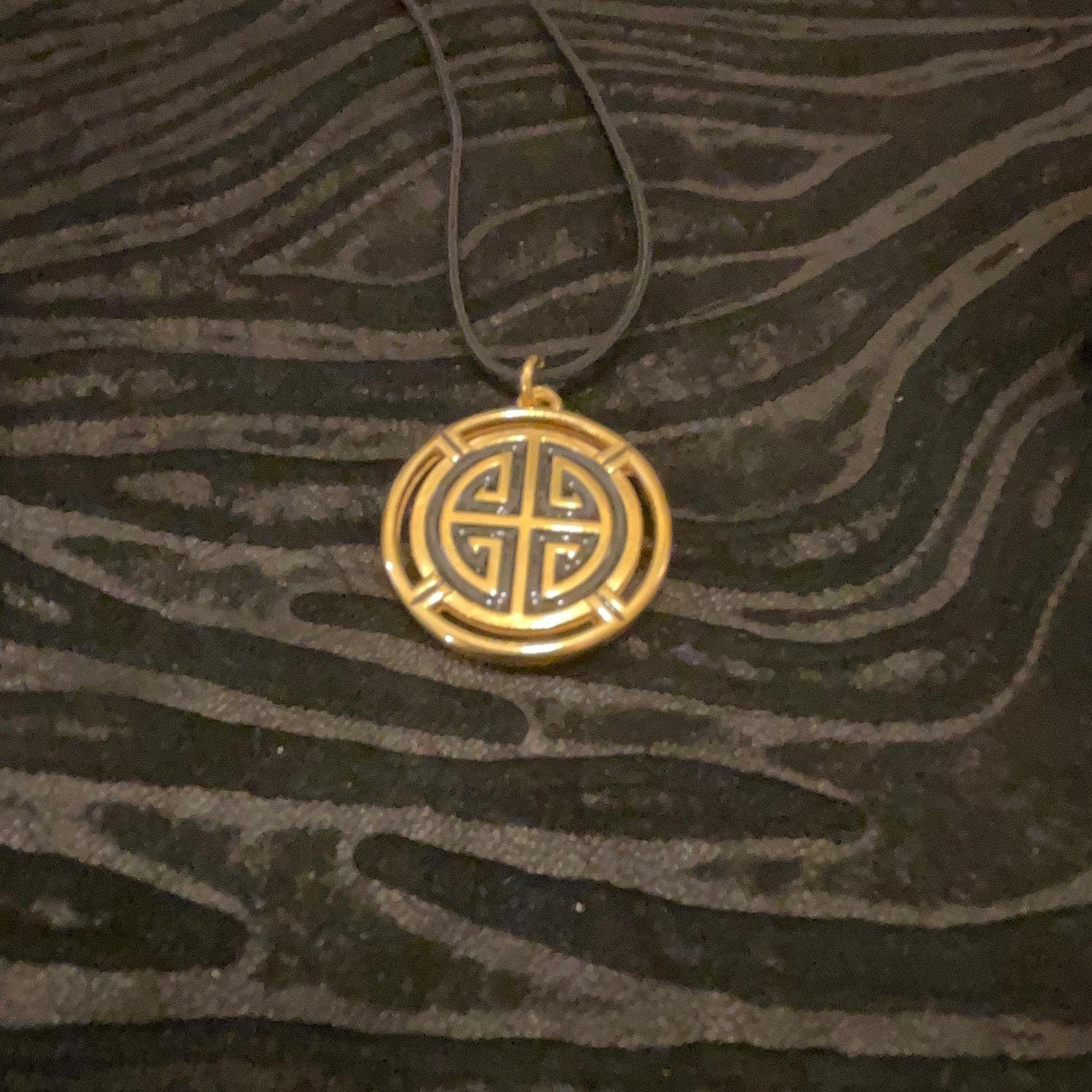 ESCULPTA Goldkette Amulett Esculpta Labyrinth Pendant gold