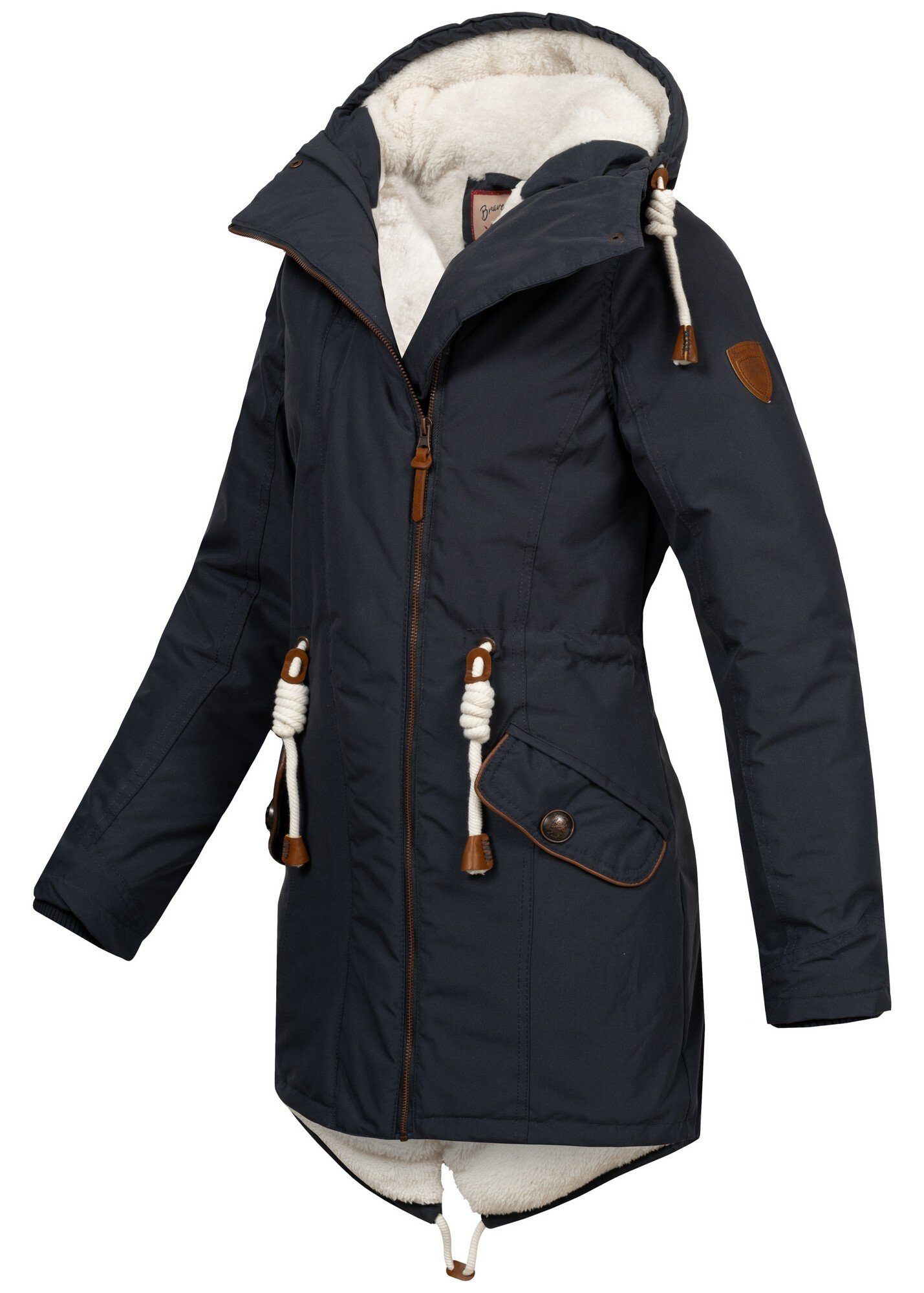 Brave Soul Wintermantel Daisy für Damen, günstig online kaufen