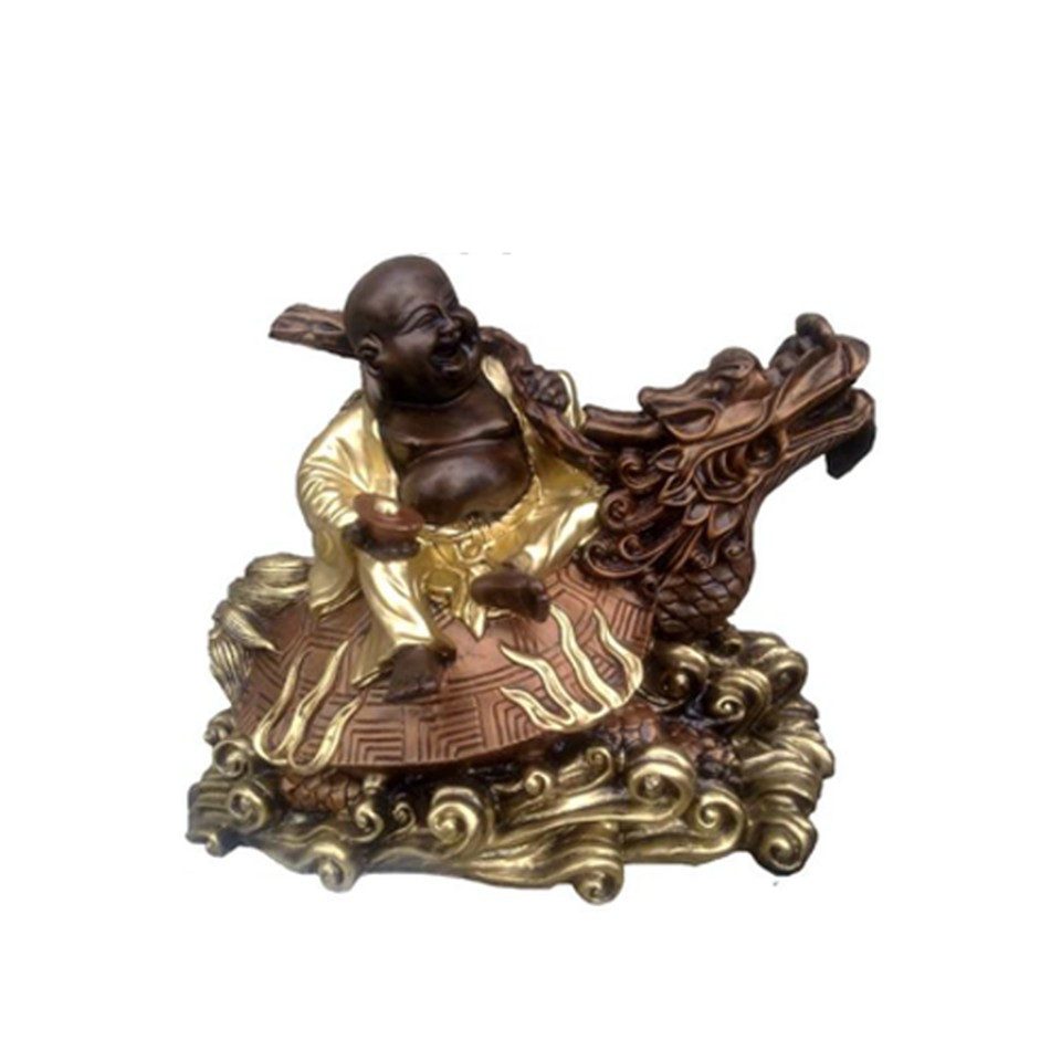 Xlmoebel Buddhafigur Chian Deko Statue Skulptur 31x42 cm Buddha Figur B32 (1 St), Made in Europa