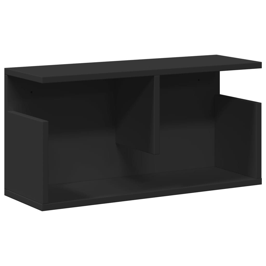 vidaXL Regal Wandschrank 60x20x30 cm Schwarz günstig online kaufen