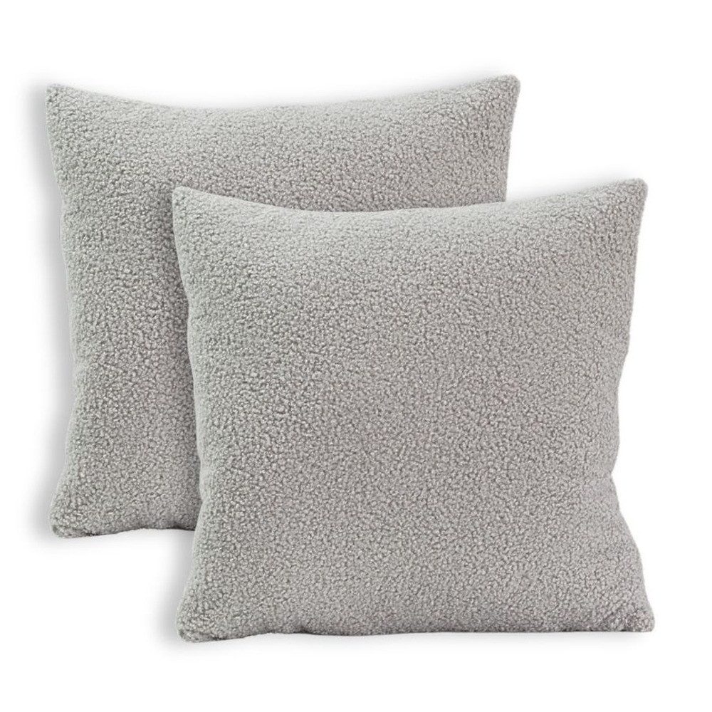 LuMali Kissenbezüge Bouclé 2er-Set, Dekokissenhülle, Weich günstig online kaufen