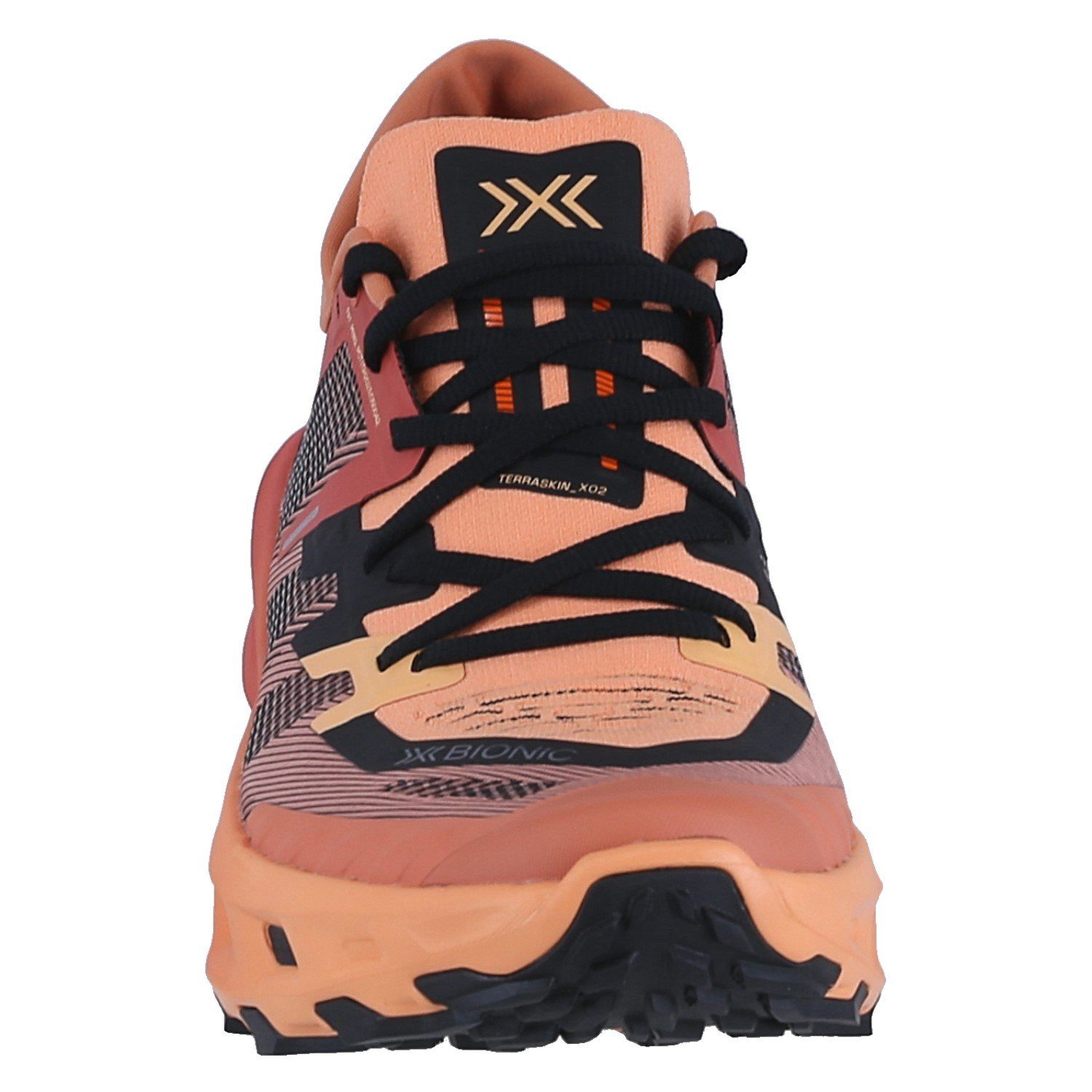 X-Bionic Trail-Laufschuhe Terraskin X02 orange/schwarz Herren Wanderschuh