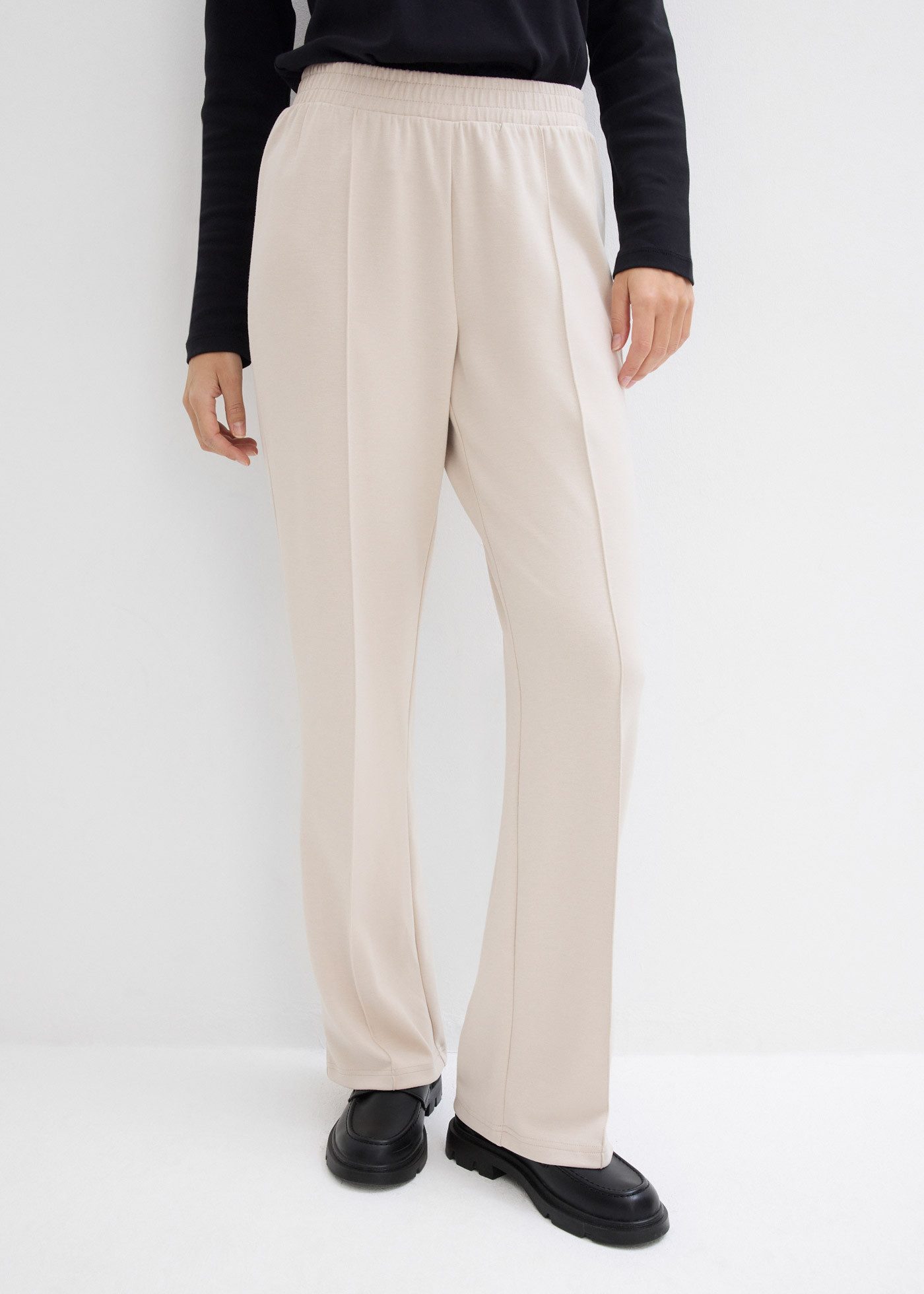 bonprix Sweathose mit Biese, Regular Fit, mit Elasthan-Anteil günstig online kaufen