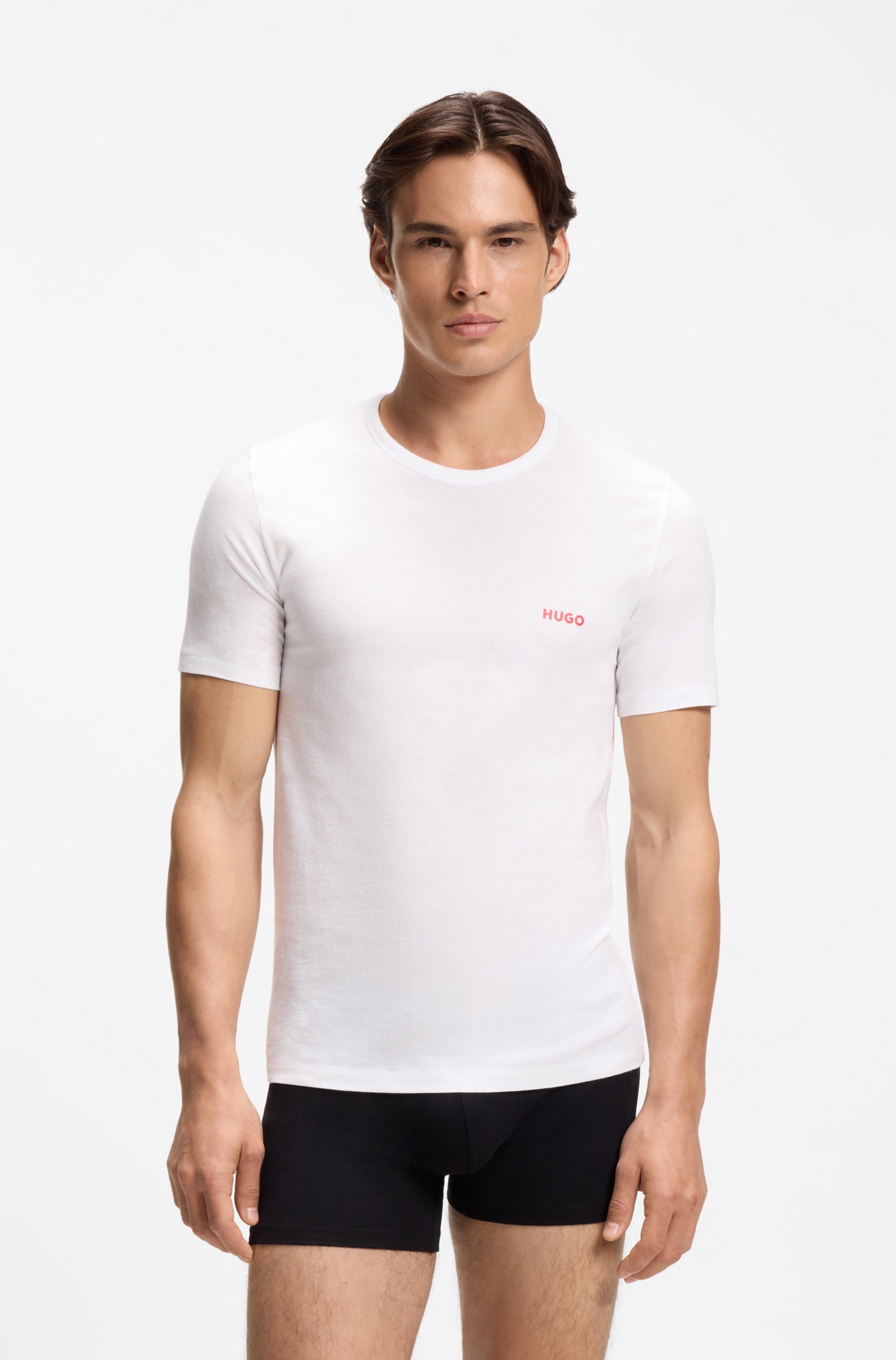 HUGO T-Shirt RN TRIPL (Packung, 3-tlg) mit Rundhalsausschnitt