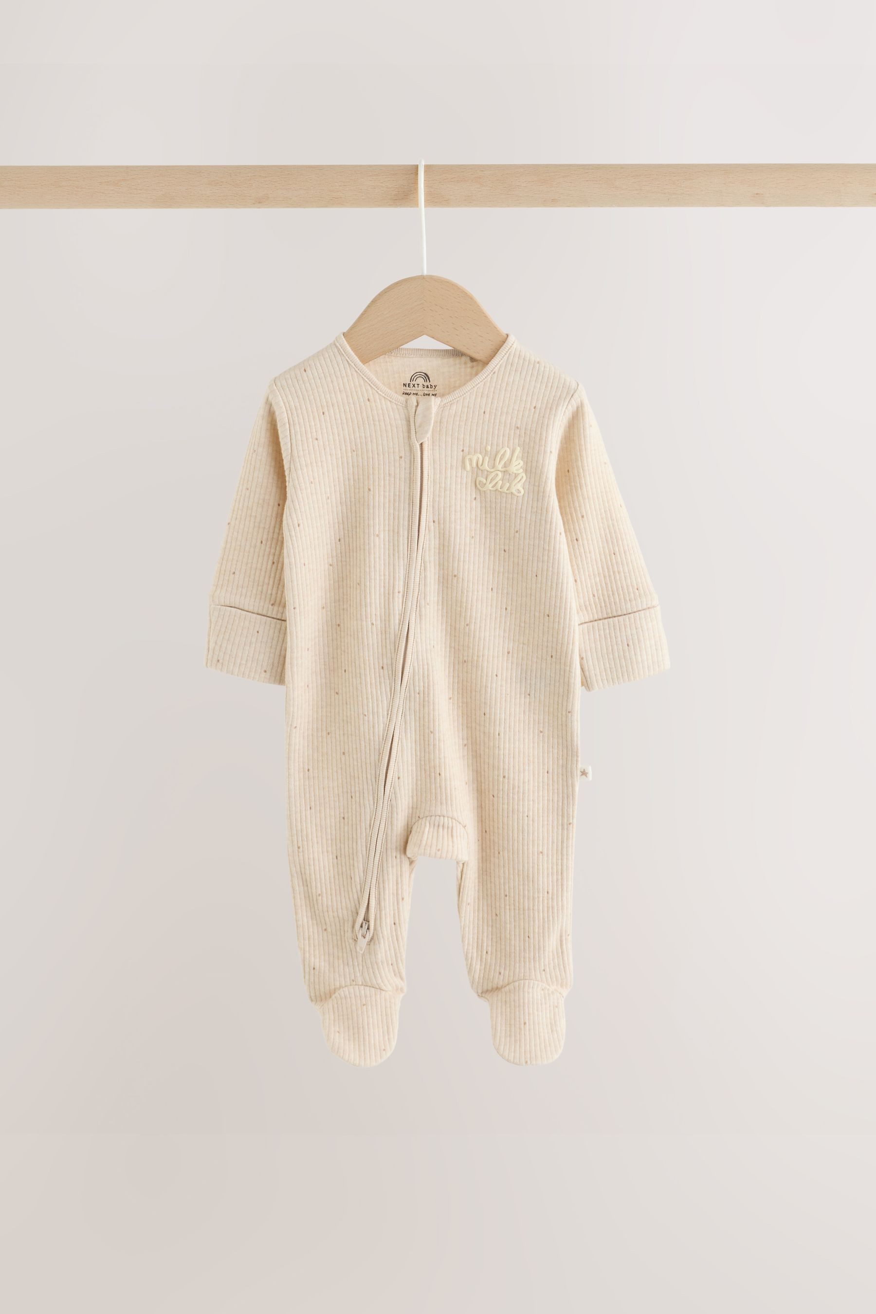 Next Schlafoverall Babyschlafanzüge mit Zweiwege-RV, 3er-Pack (3-tlg) – Bild 5 von 5