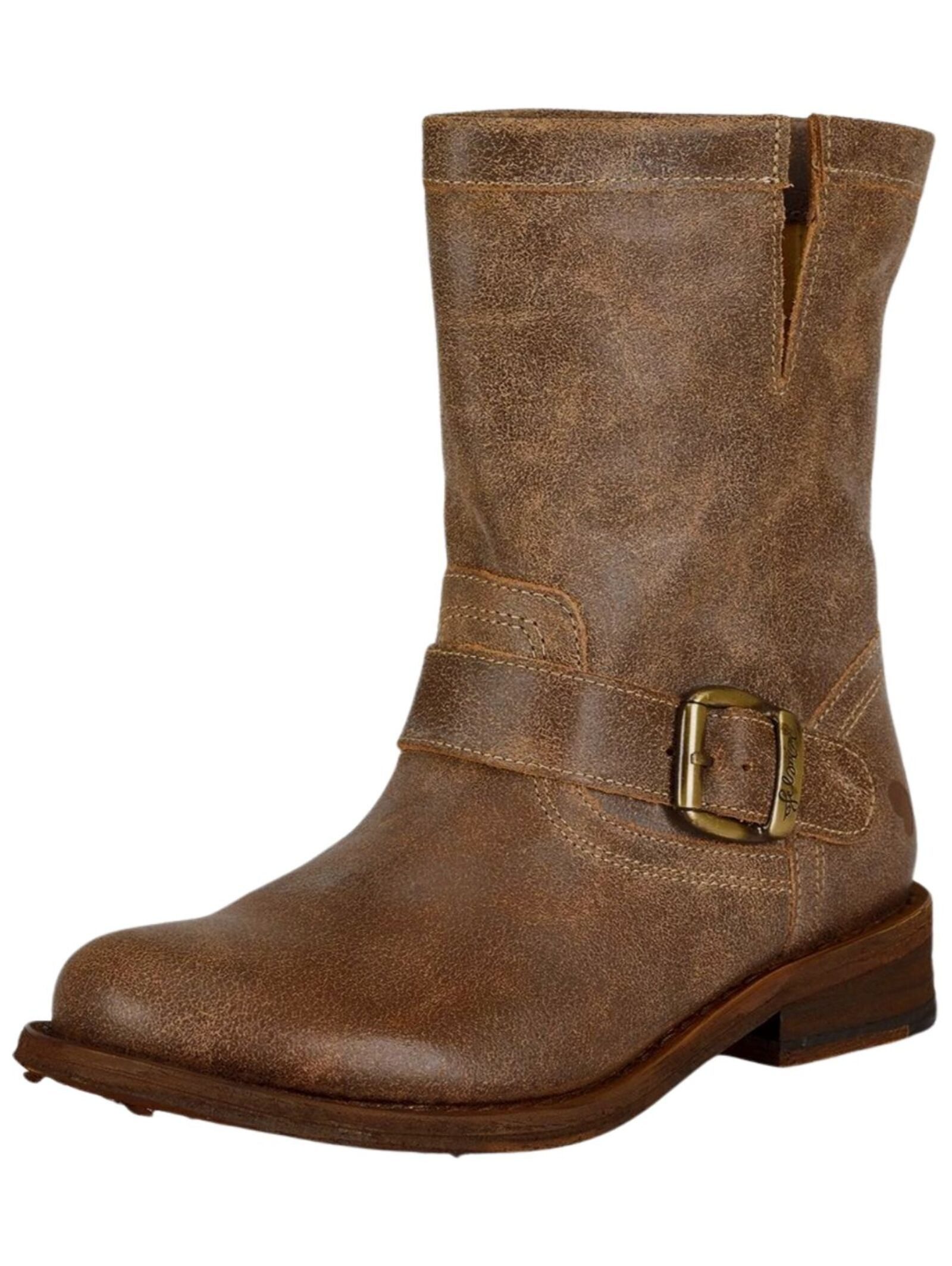 Felmini Stiefelette Leder Cowboy Stiefelette günstig online kaufen