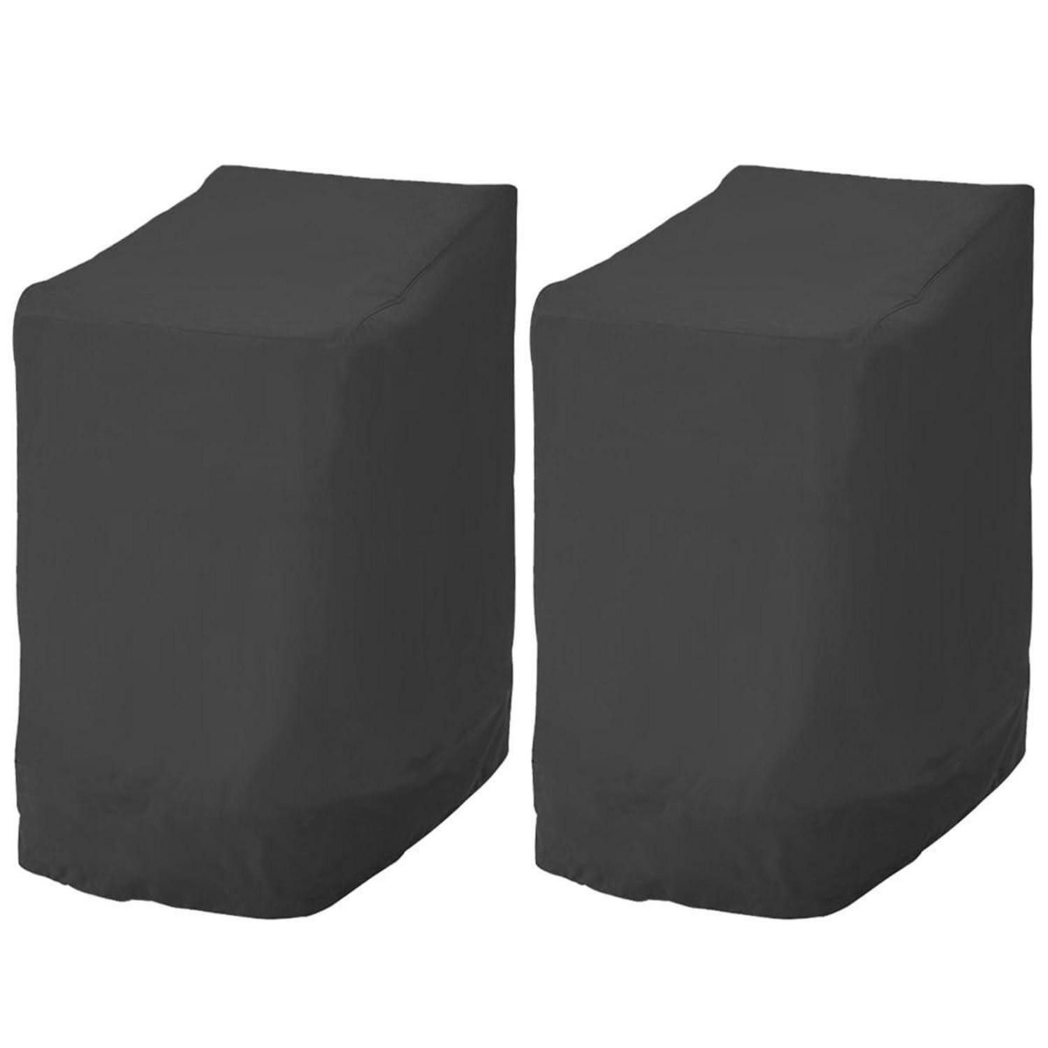 LuxusKollektion Gartenmöbel-Schutzhülle Gartenstuhl Abdeckung 2er-Set 210d Oxford (2-St)