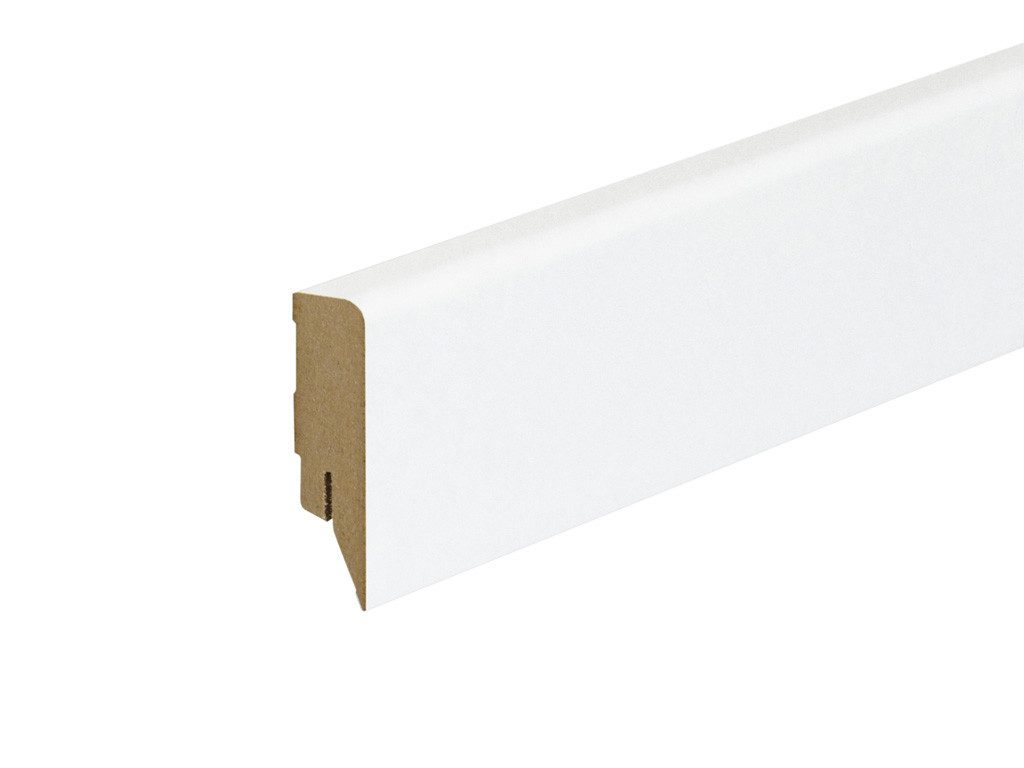 PROFI Sockelleiste Sockelleiste Weiß Dekor (MDF-Kern), L: 250 cm