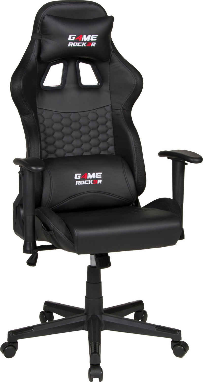 Duo Collection Chefsessel Game-Rocker G-10 LED, Gaming Chair mit LED Wechselbeleuchtung