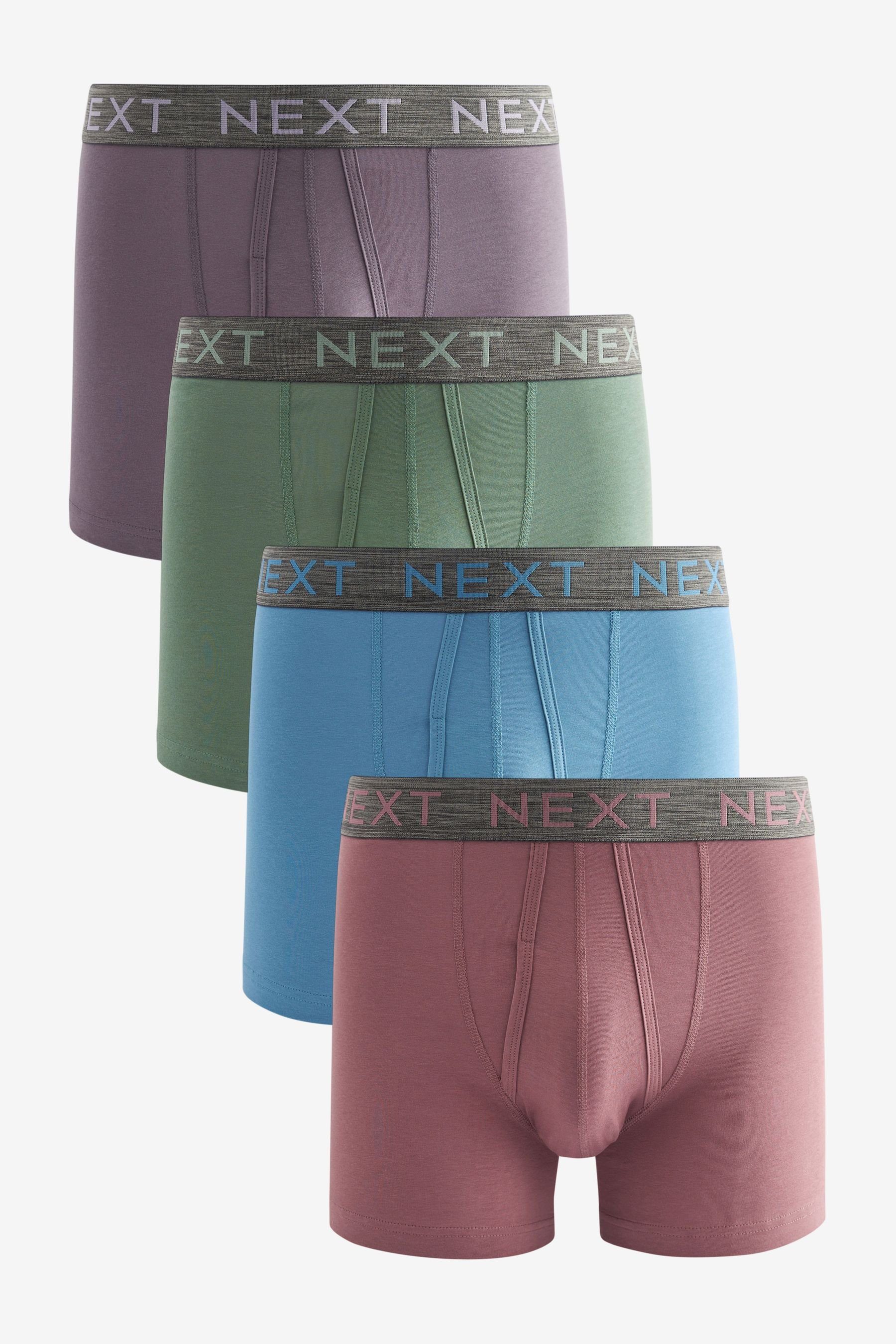 Next Boxershorts A-Front Boxershorts (4-St) Blue/Pink Colour