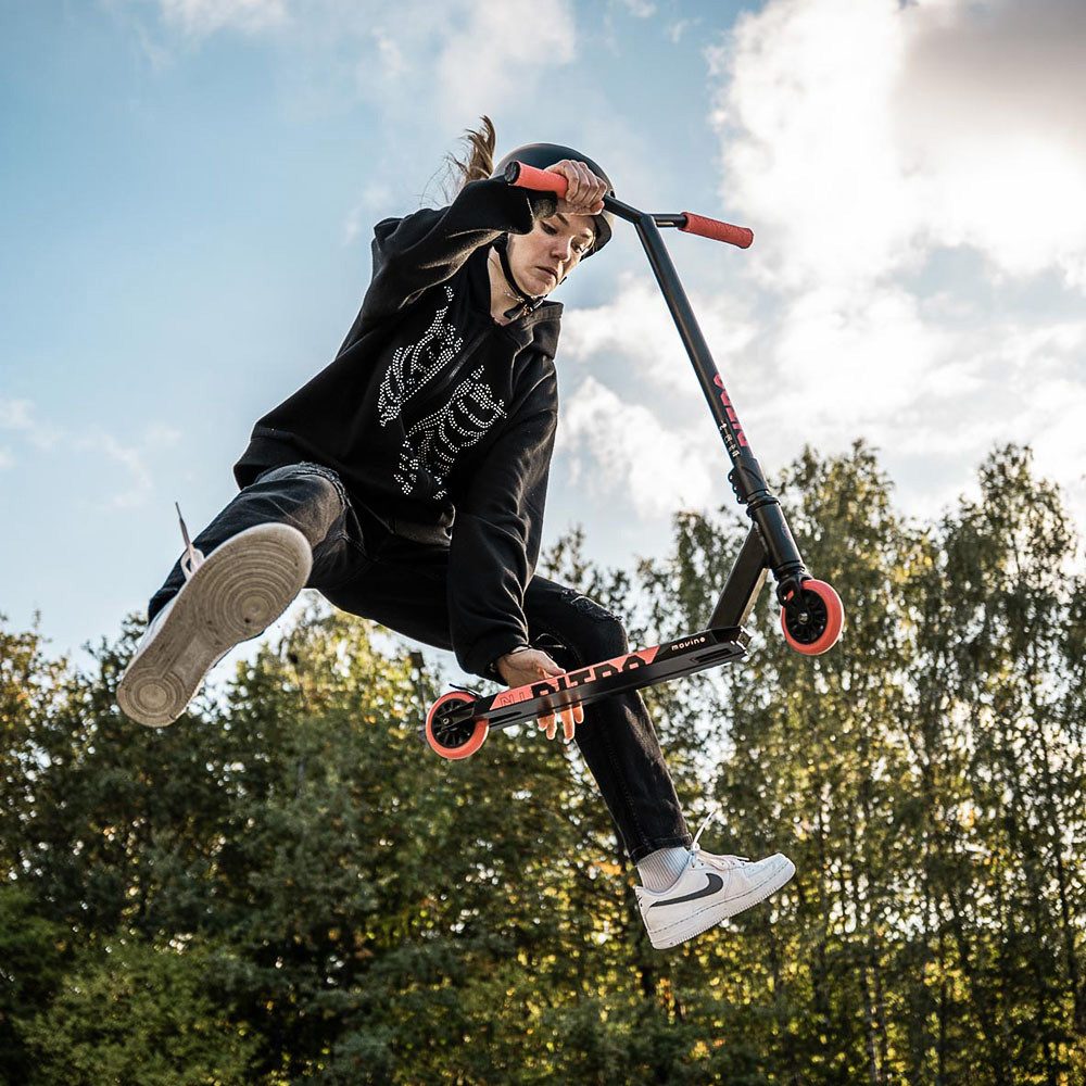 Movino Stuntscooter Kinder Stunt Scooter MOVINO NITRO Skatepark leicht 3,2kg ABEC-9