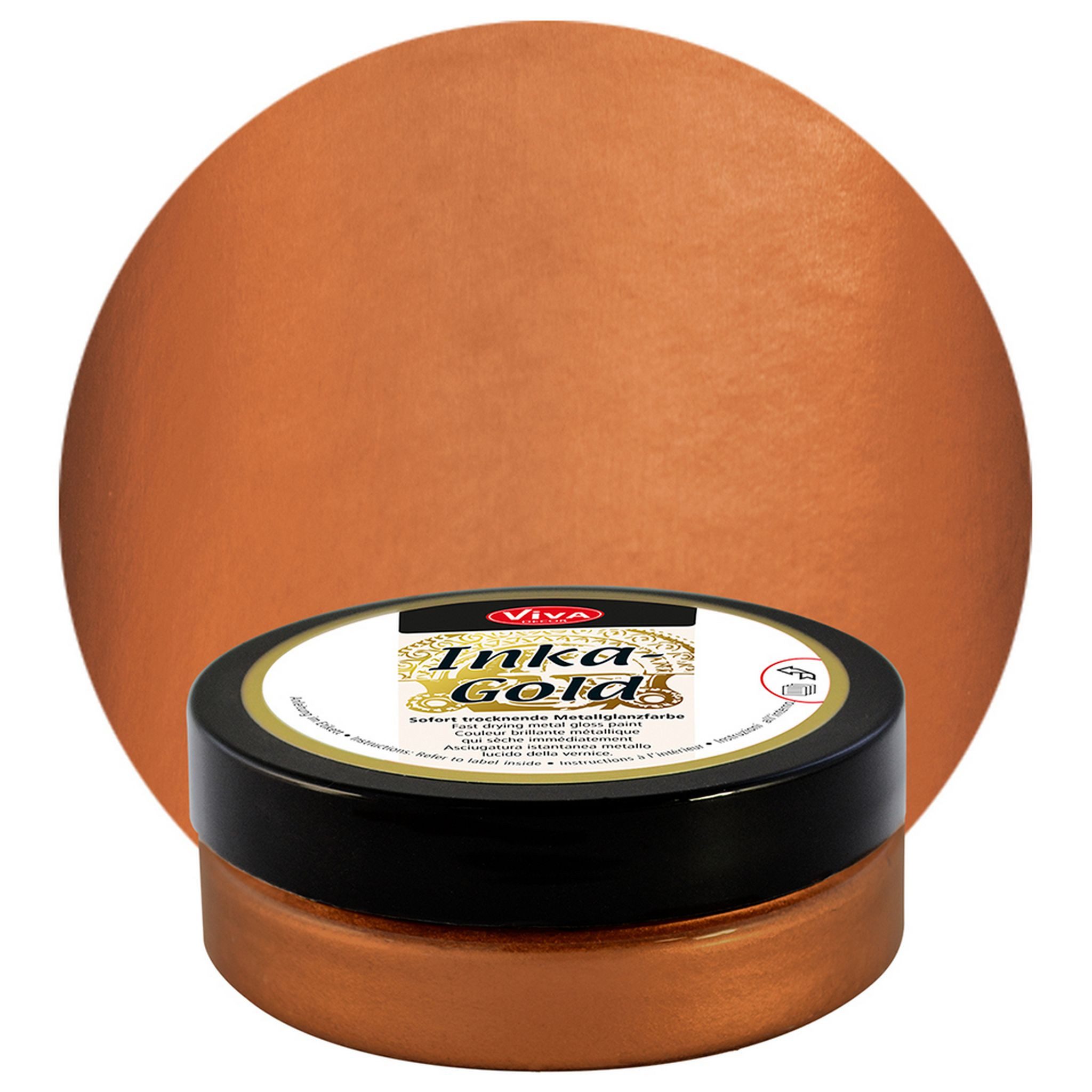 Viva Decor Bastelfarbe ViVA DECOR Inka-Gold 62,5 g - Kupfer