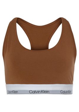Calvin Klein Underwear Bralette mit Logodruck auf dem Elastik-Unterbrustband