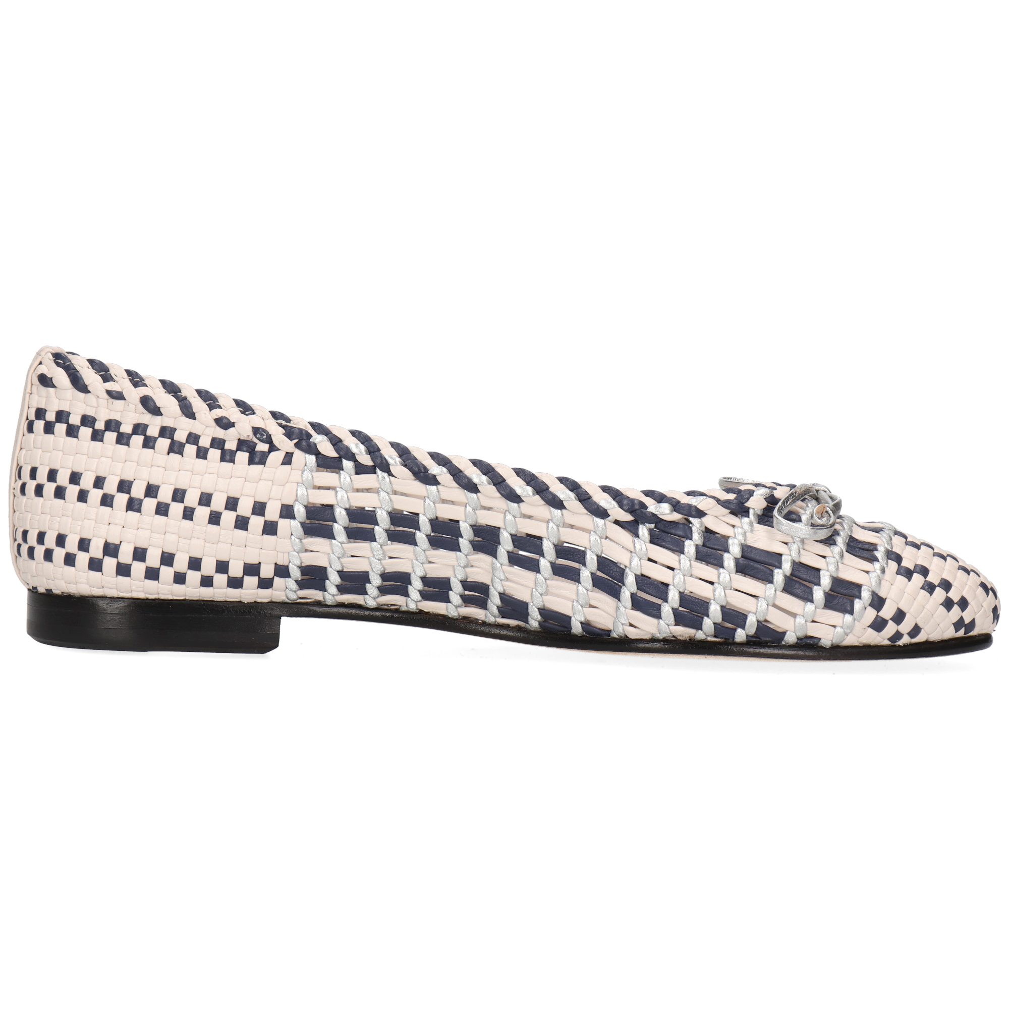 Melvin & Hamilton Imani 5 Leder-Geflochtene Schuhe für Damen Ballerina Flache Absätze, Echtes Leder, Von Hand geflochten