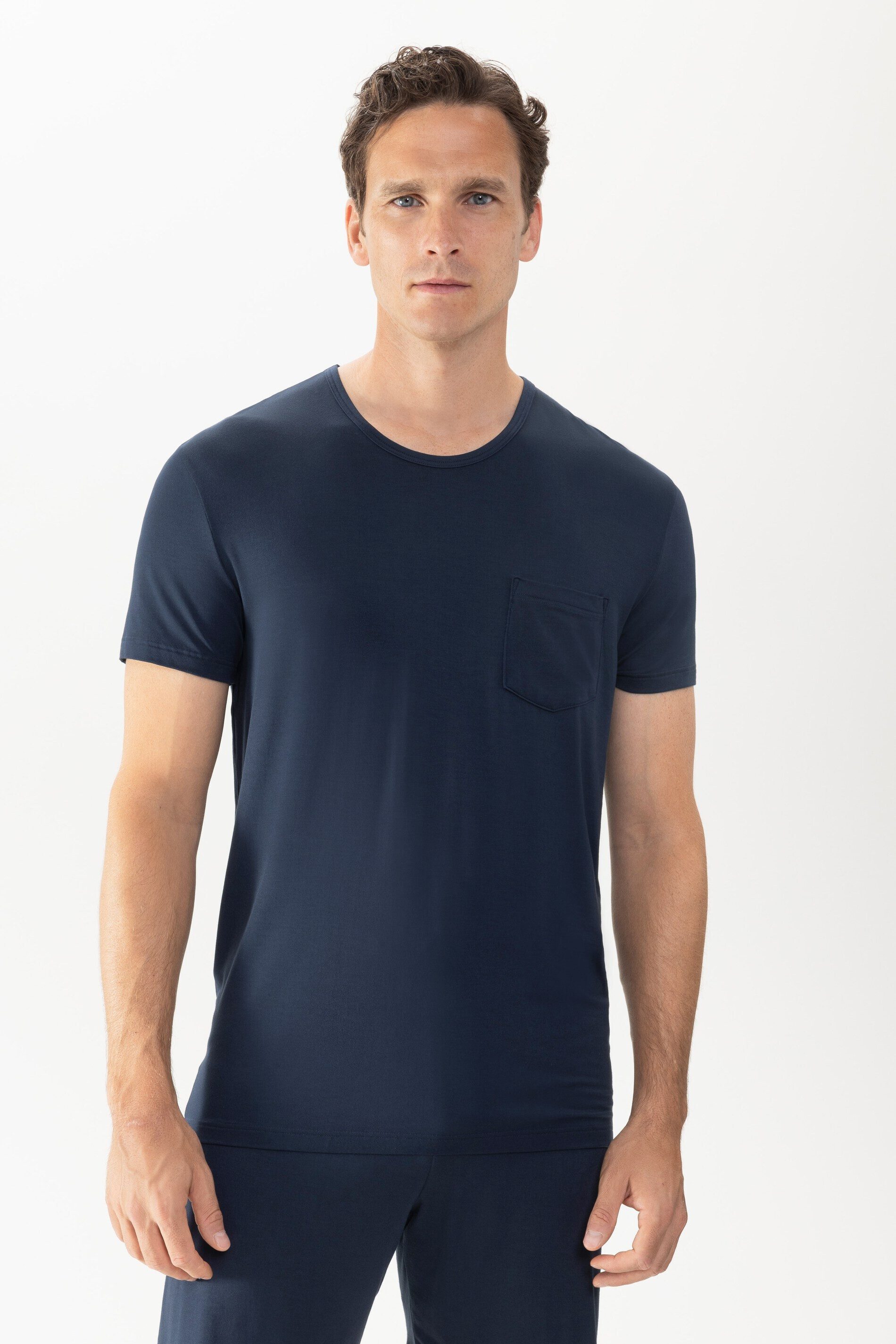 Mey Pyjamaoberteil Mey male T-Shirt Serie Jefferson Uni T-Shirt (1-tlg)