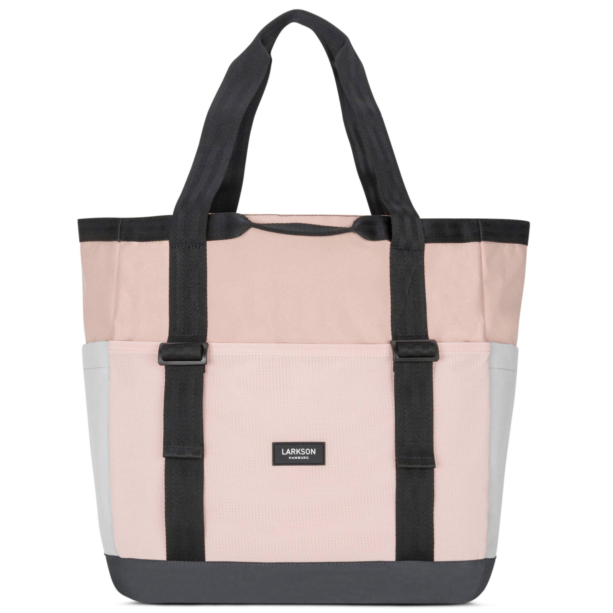 LARKSON Shopper Smilla Strandtasche für Damen und Herren (1-tlg), Große Beach Bag für Strand und Urlaub, Reißverschluss, Wasserabweisend