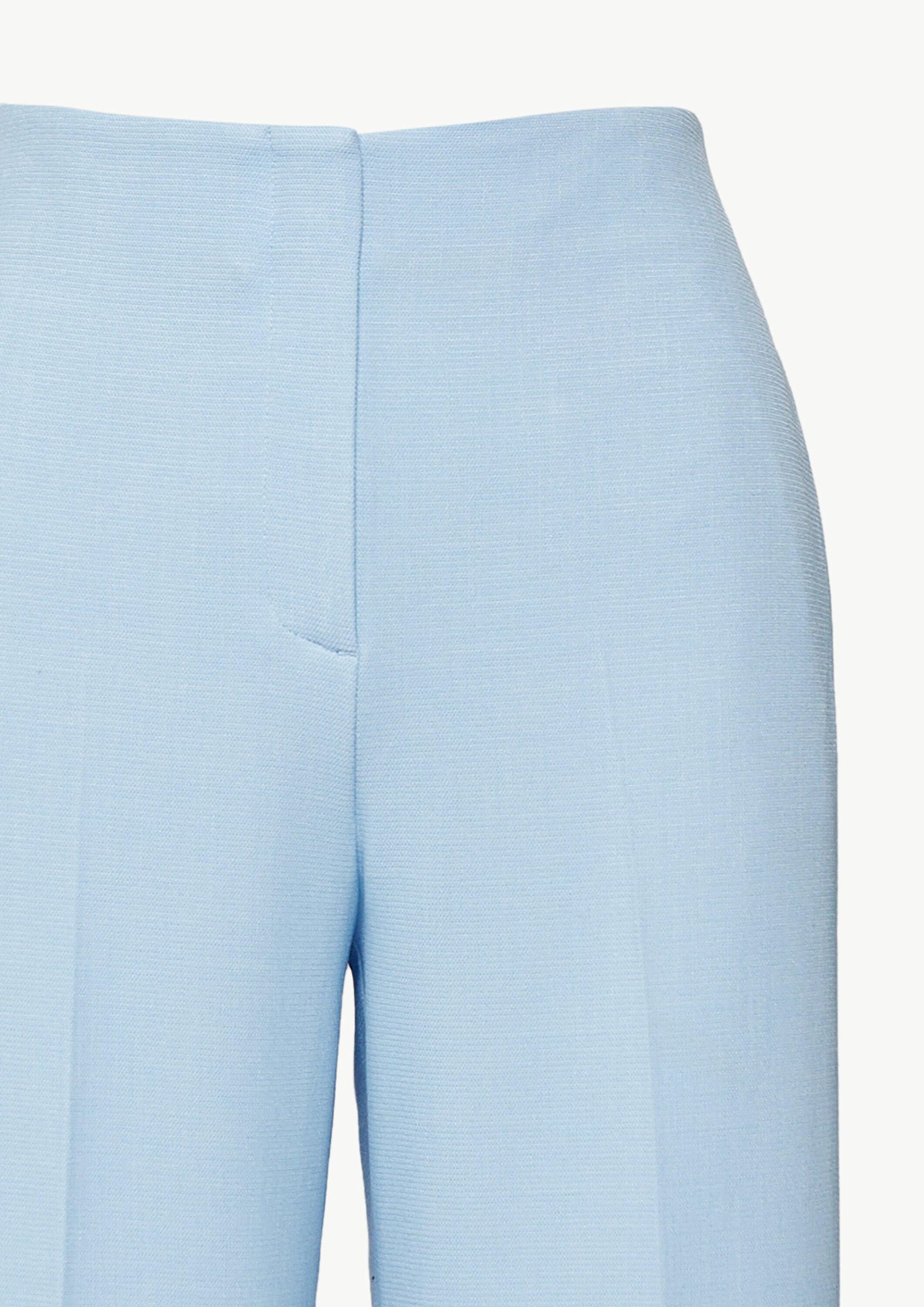 comma Chinos Hose Marlenehose aus Viskosemix mit Strukturmuster