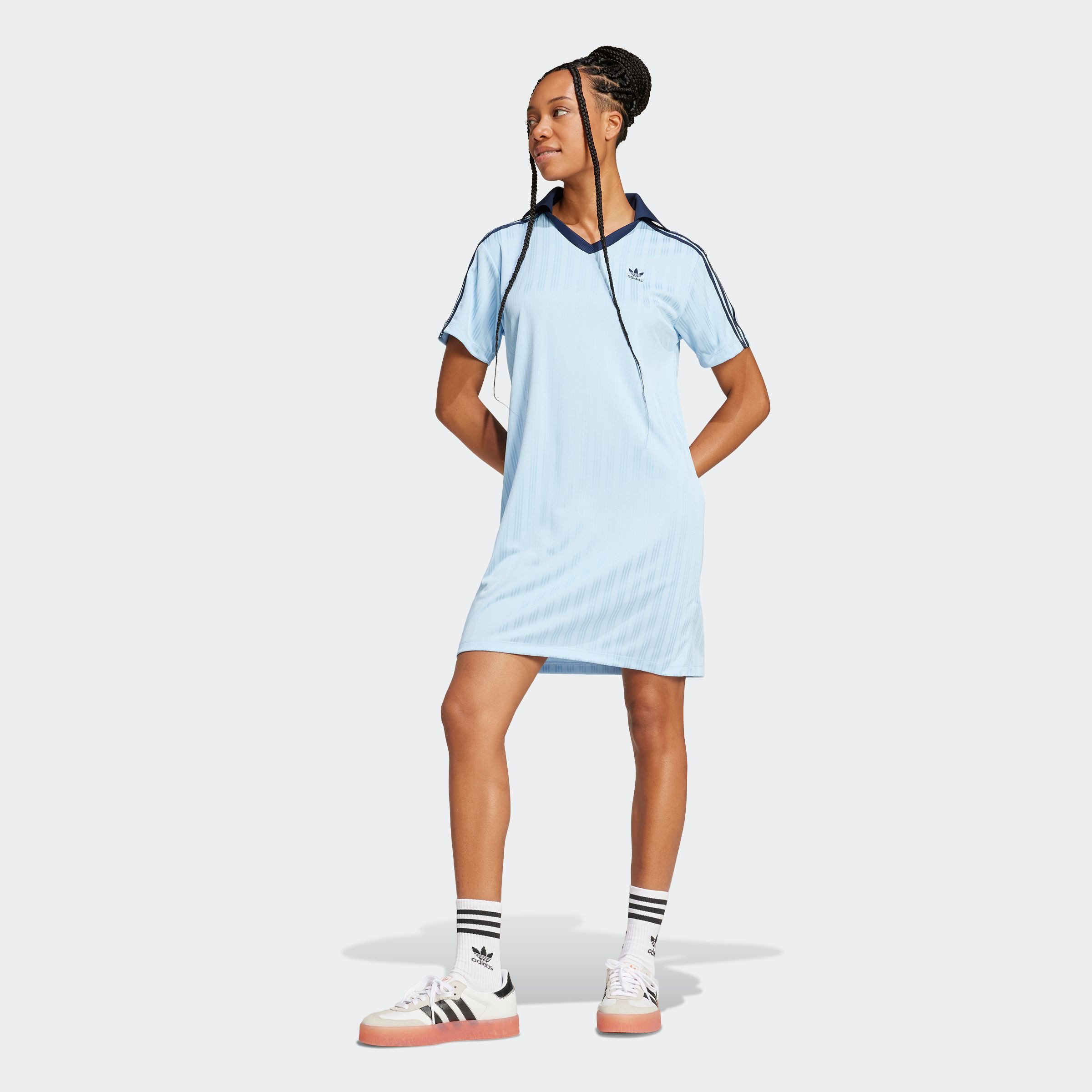 adidas Originals Shirtkleid V-NECK SS DRESS günstig online kaufen
