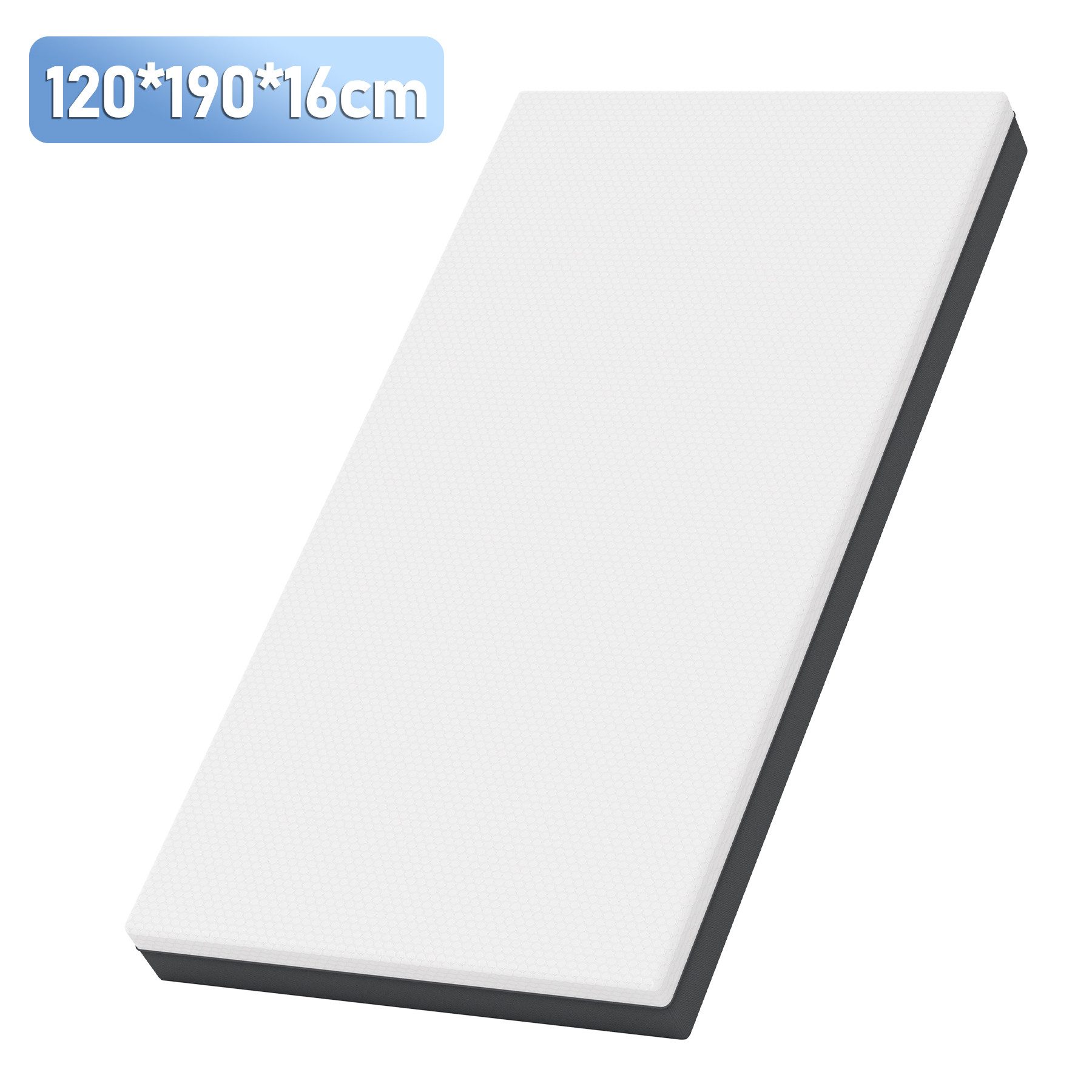 Komfortschaummatratze Matratze Komfortschaummatratze Breathable 120x190x16c günstig online kaufen