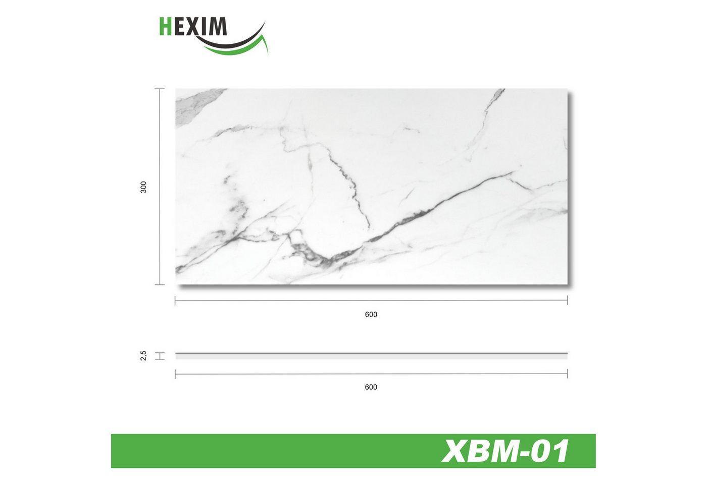 Thumbnail - Hexim Wandpaneel, (Wandverkleidung Marmor Optik 0,9 m² - Selbstklebende Wandpaneele aus Kunststoff - Küchenrückwand Tape...