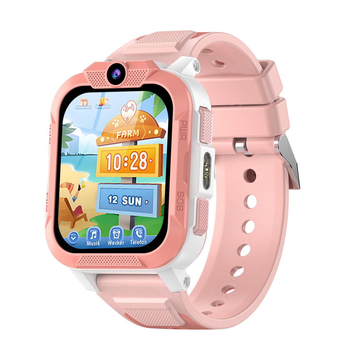 blackview Z40Pro Kinderuhr: 3-fach Ortung + Videoanruf + IP68 + SOS, 850mAh Smartwatch, 1,85", GPS+LBS+WiFi, 4G-LTE, IP68, SOS, 850mAh, Knips-Freunde​