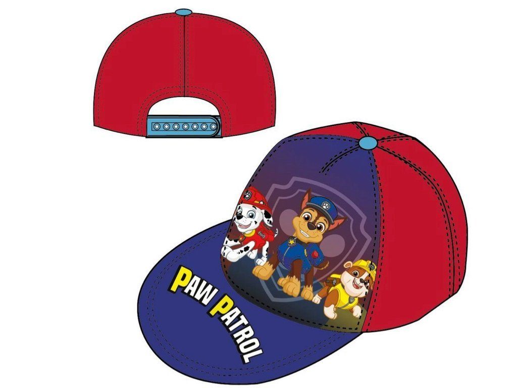 Baseball Cap Basecap Chase, Marshall und Rubble rot