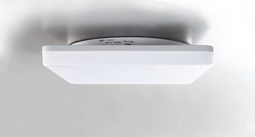 HEITRONIC LED Deckenleuchte Pronto, LED fest integriert, Warmweiß, Wandlampe, Deckenlampe, für innen und außen