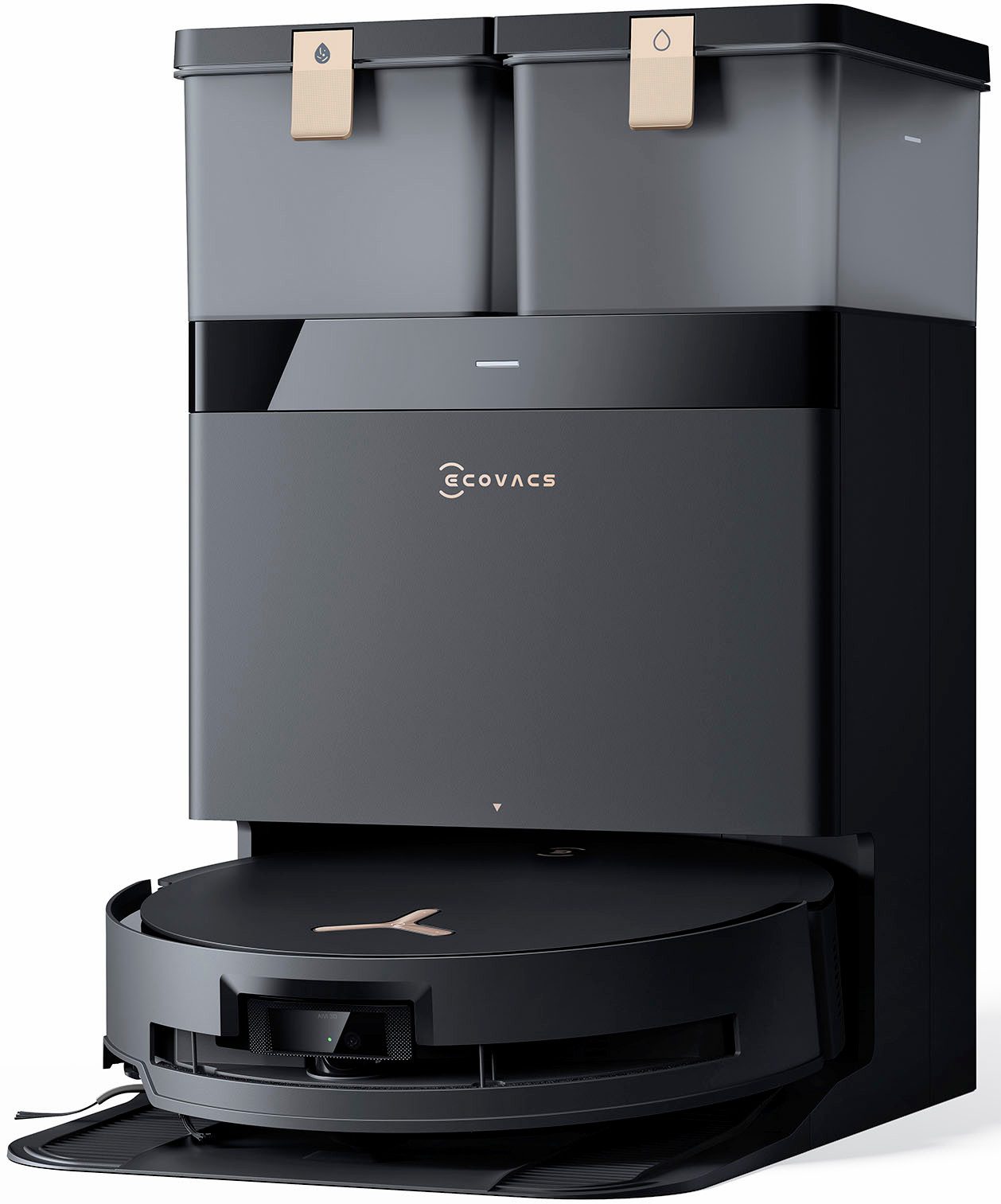 ECOVACS Saugroboter mit Wischfunktion DEEBOT X8 PRO OMNI, 80 W, Saug-und Wischroboter mit Absaugstation