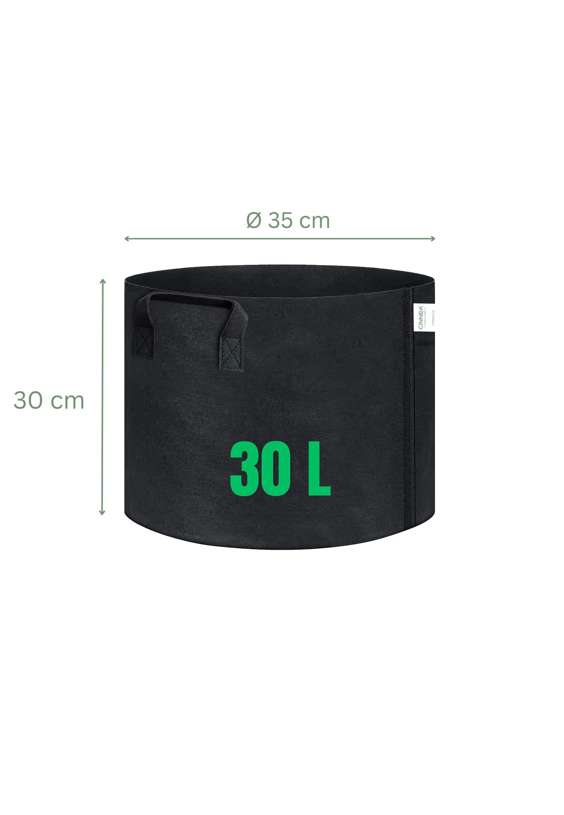 CINNEA Pflanzkübel Pflanztasche aus Filzstoff (Spar-Set, günstig online kaufen