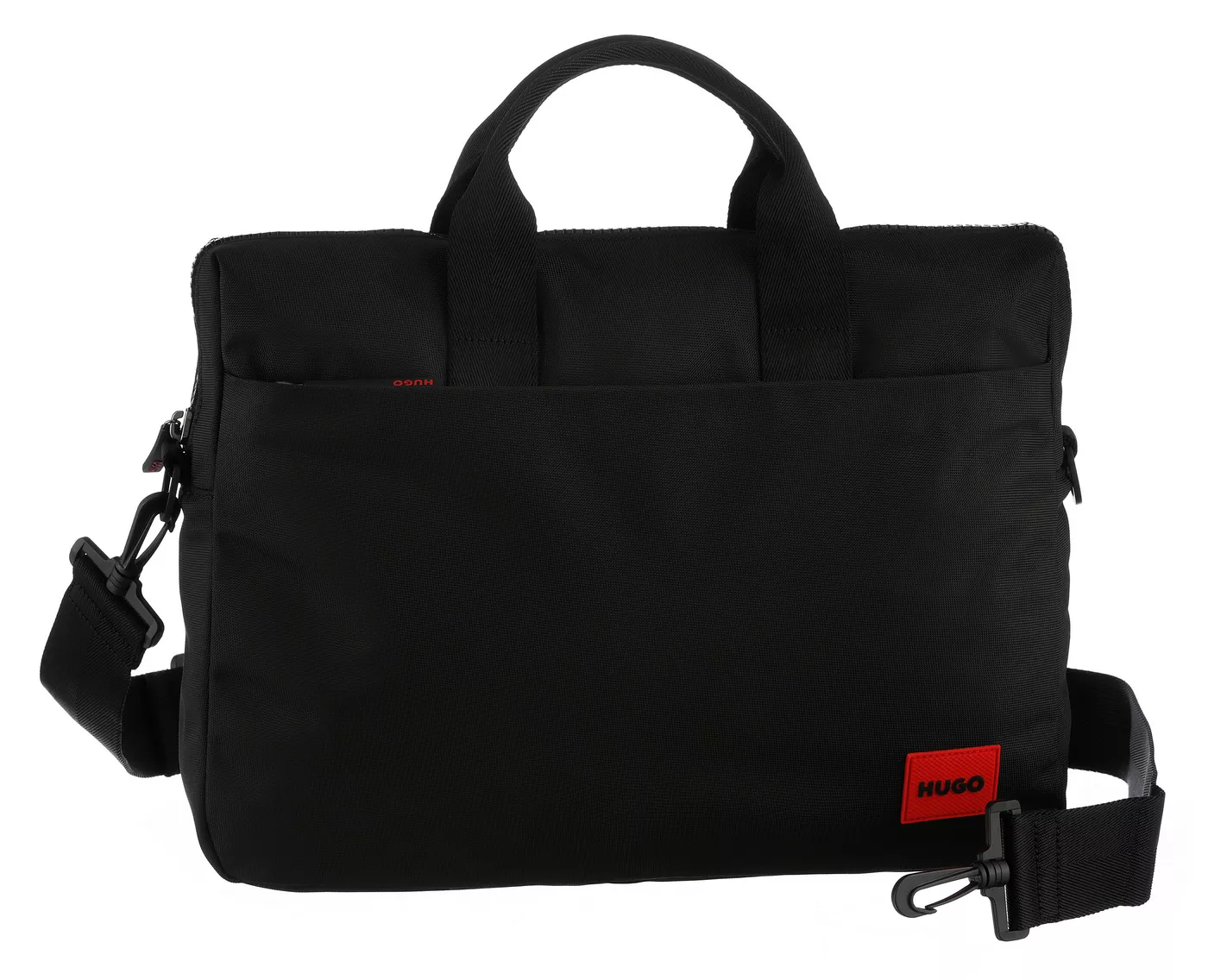 HUGO Aktentasche Ethon 3.0, Document Case, Businesstasche, Laptoptasche, Umhängetasche mit Label