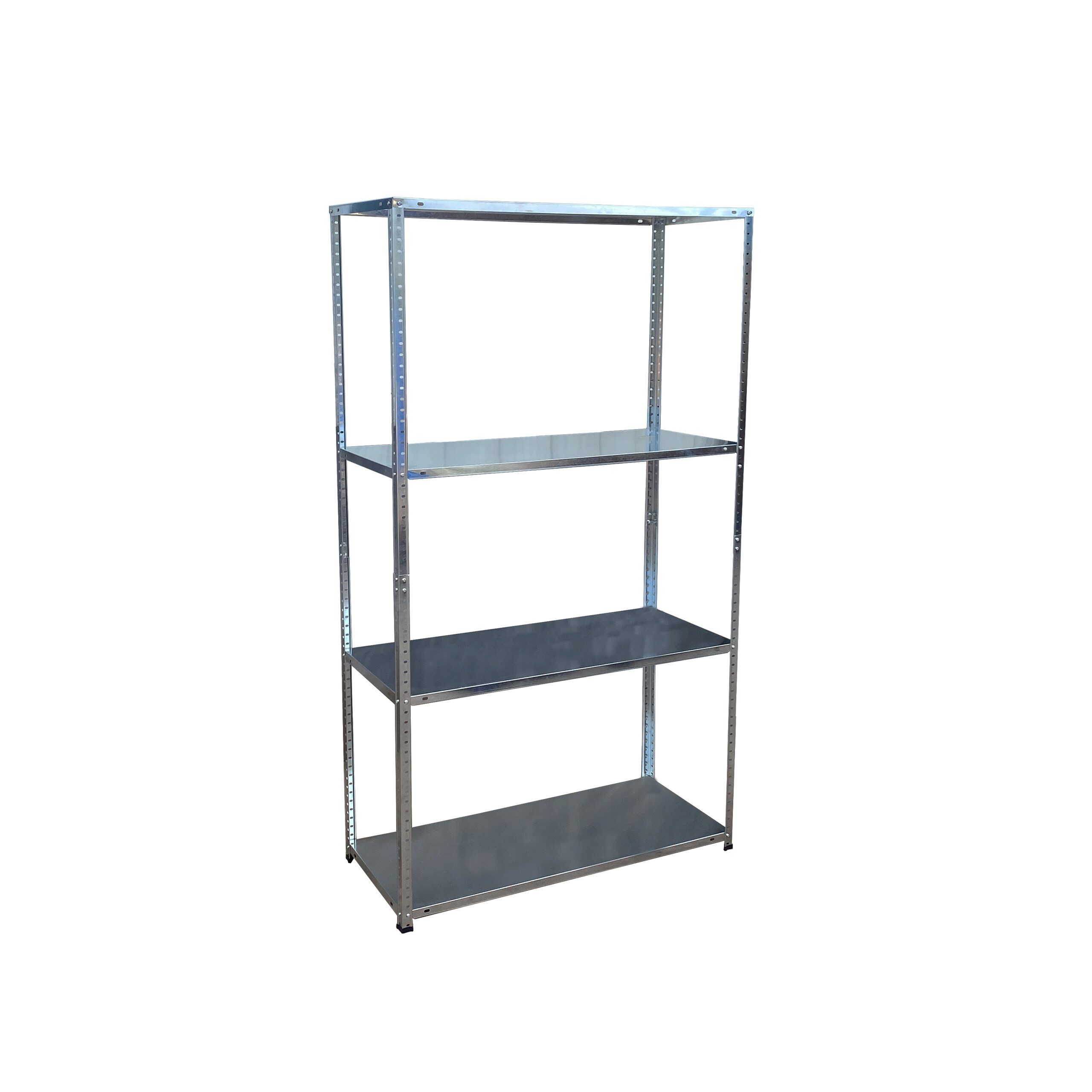 relaxdays Schwerlastregal Lagerregal aus Stahl 160 kg, 1-tlg., silber von RELAXDAYS