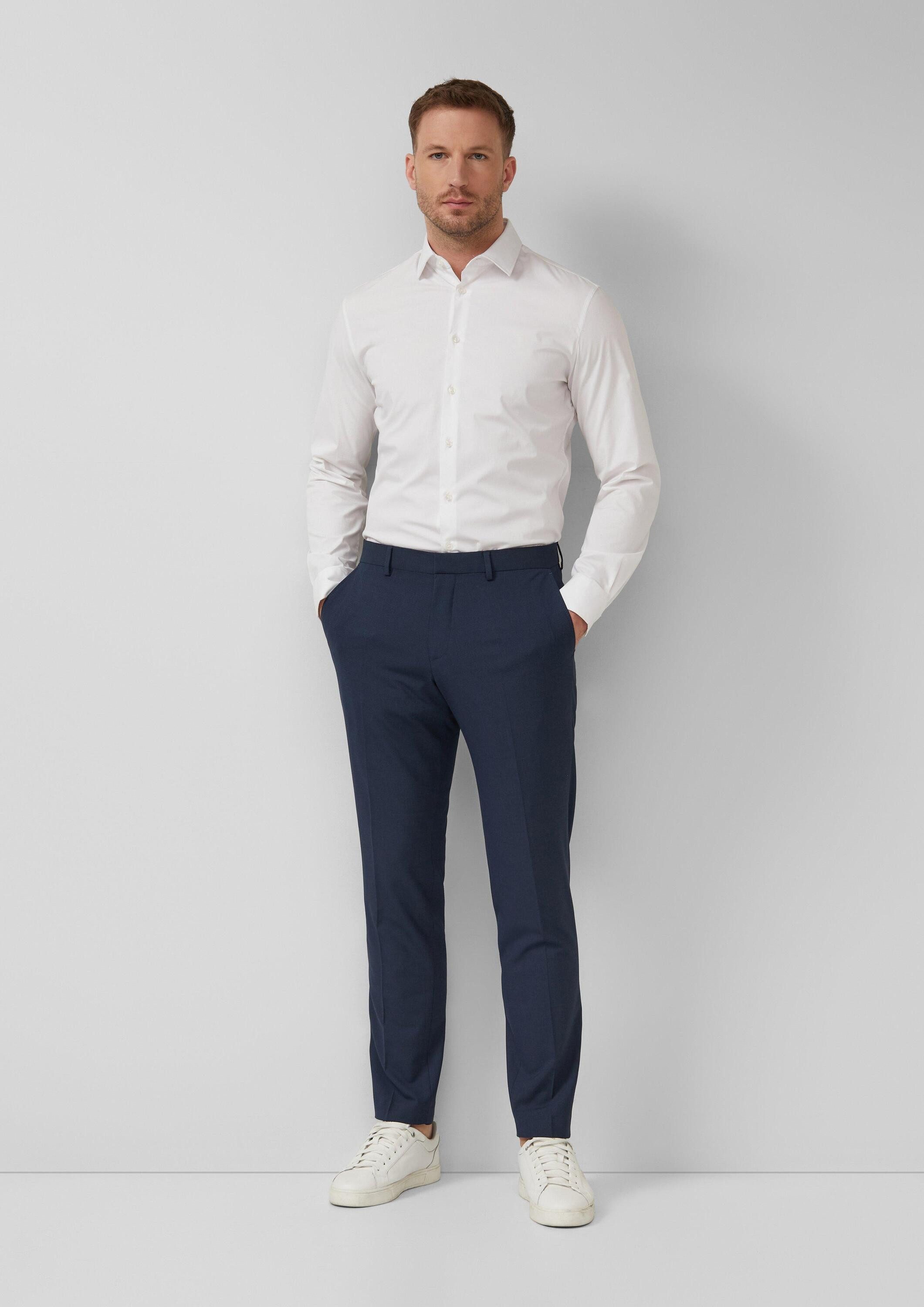 s.Oliver Chinos Hose S.OULTIMATE s.O ULTIMATE: Anzughose mit Hahnentritt-Muster