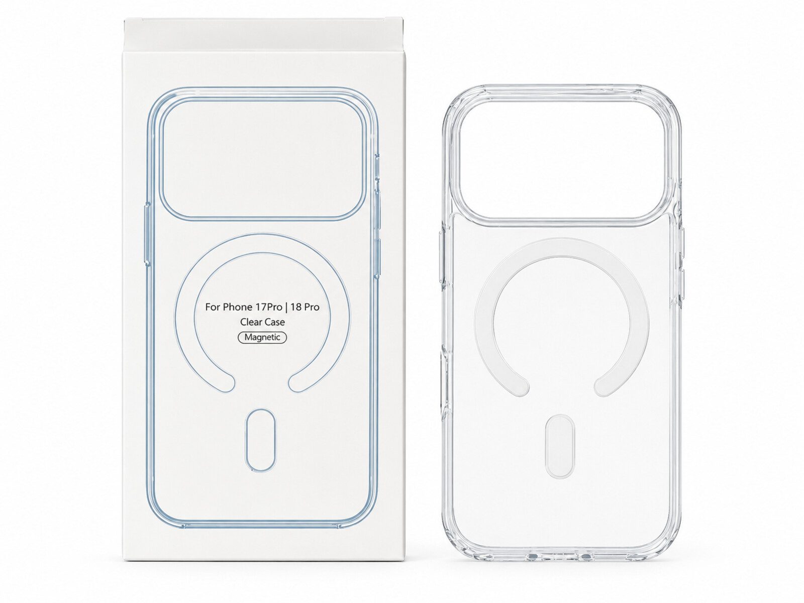 Ventarent Handyhülle für iPhone 18 / 18 Pro / 18 Pro Max / 17 / 17 Pro / 17 Pro Max 15,9 cm (6,3 Zoll) und 17,5 cm (6,9 Zoll), transparent, Magnetring, MagSafe- – Bild 3 von 5