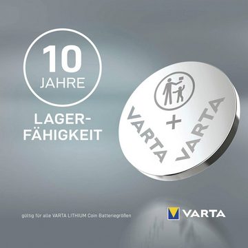 VARTA Professional Lithium Knopfzelle CR2032 Knopfzelle, CR2032 (3 V, 5 St), 5er Pack Knopfzellen in Original Blisterverpackung