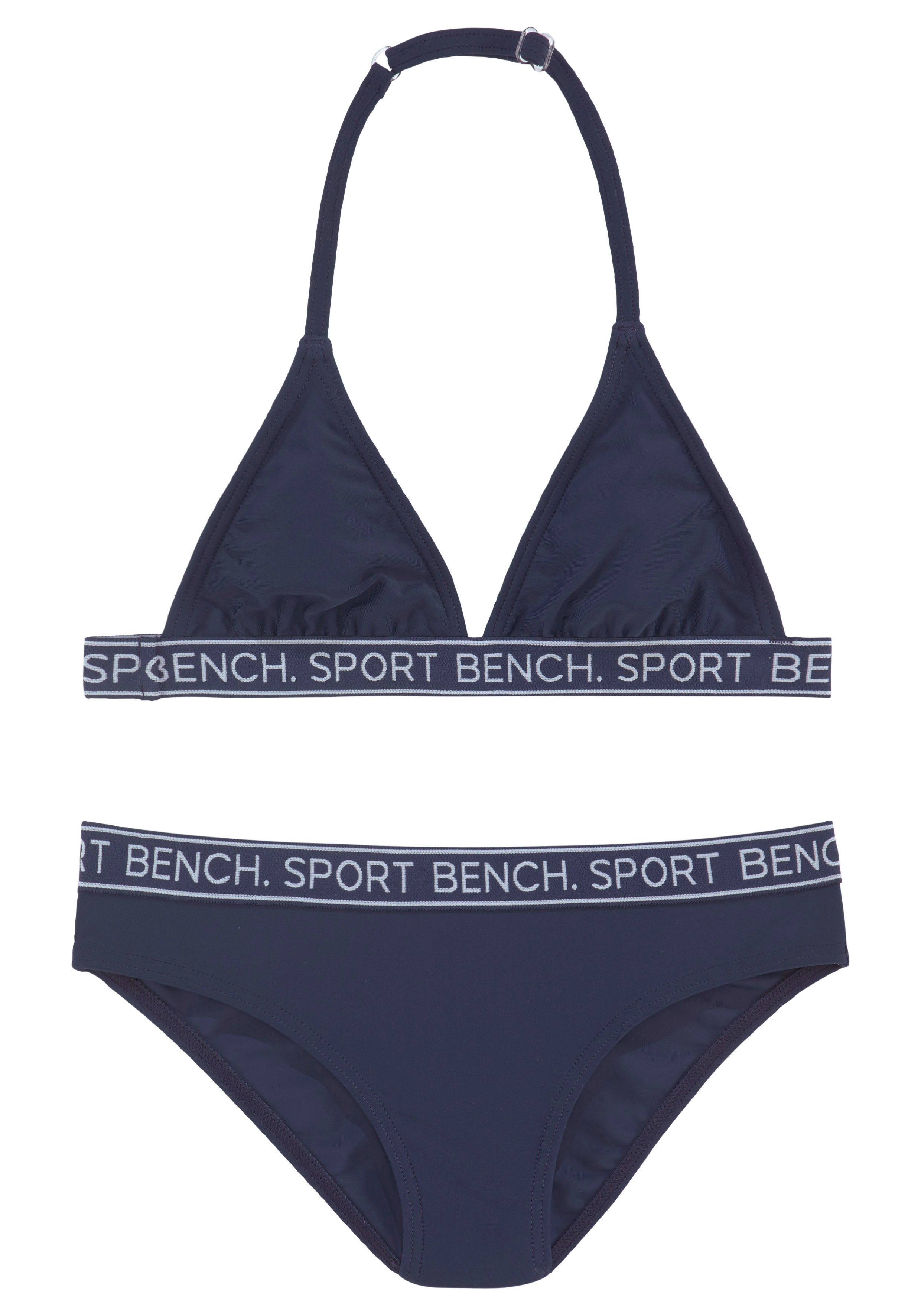 Bench. Triangel-Bikini Yva Kids in sportlichem Design und Farben marine