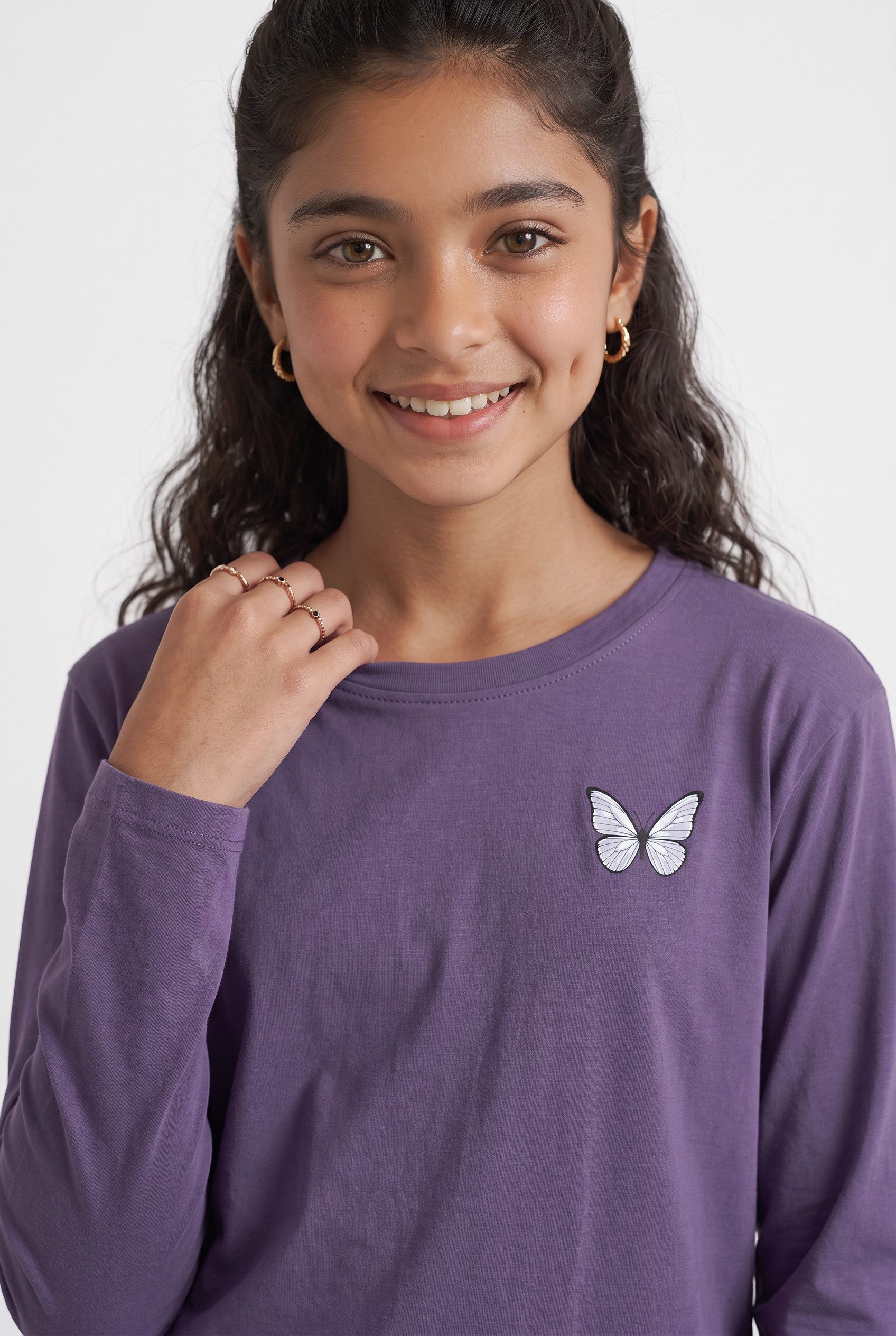 Name It Langarmshirt NKFVICKIE LS NREG TOP Baumwolle, regular fit – Bild 5 von 5