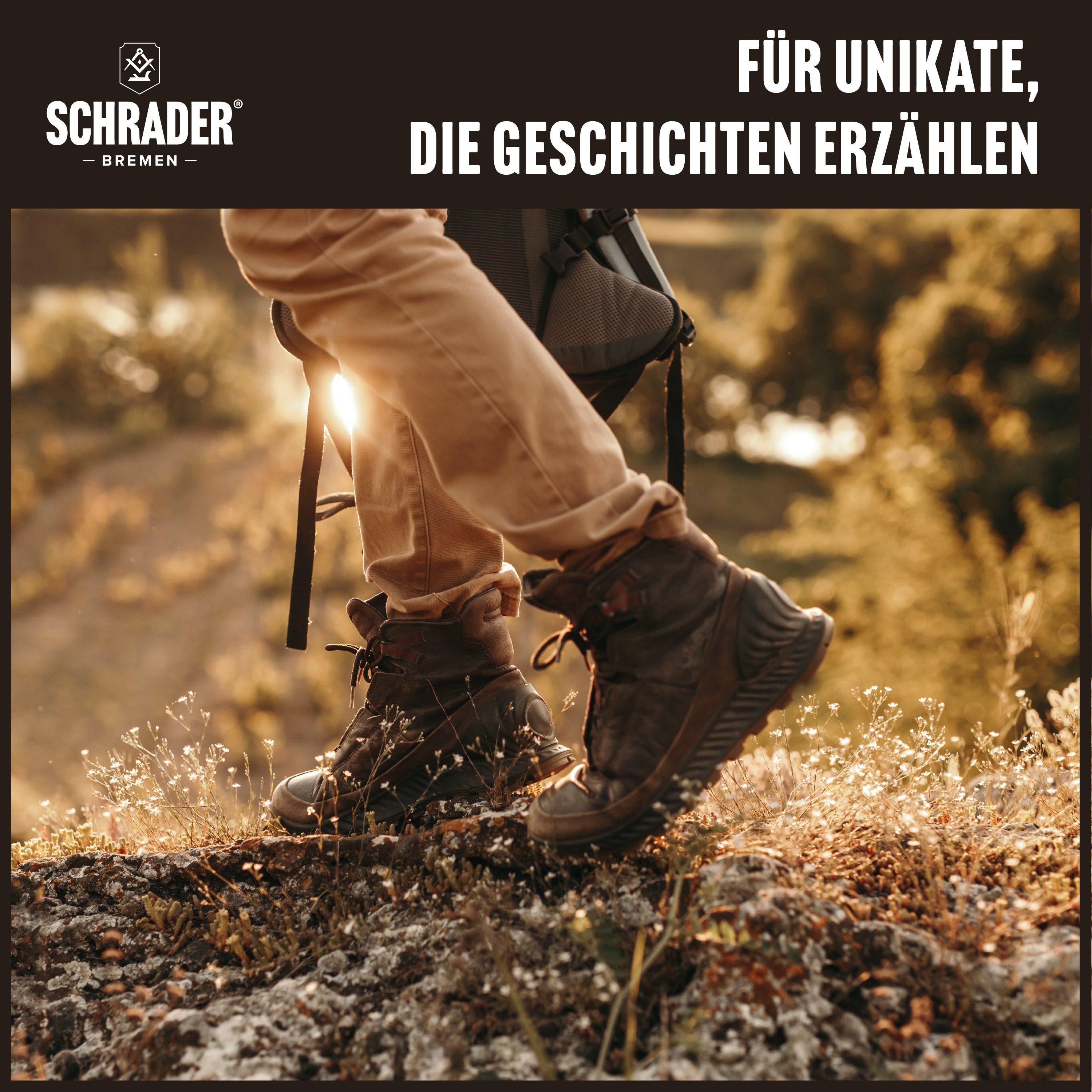 - in - Lederschuhe 4-teilig - für Pflegeset Lederreiniger Made strapazierte Schrader Wanderstiefel (Lederpflege Germany)