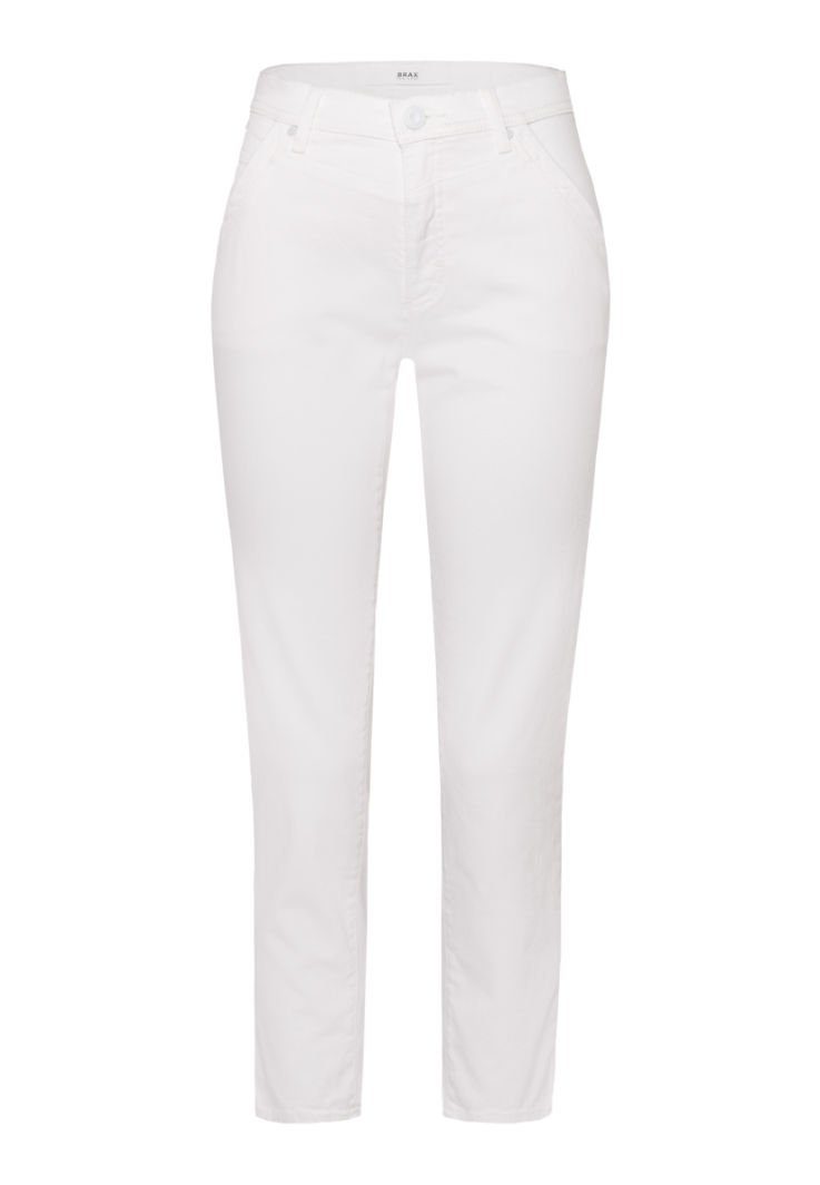 MARY Brax S weiß Style 5-Pocket-Jeans