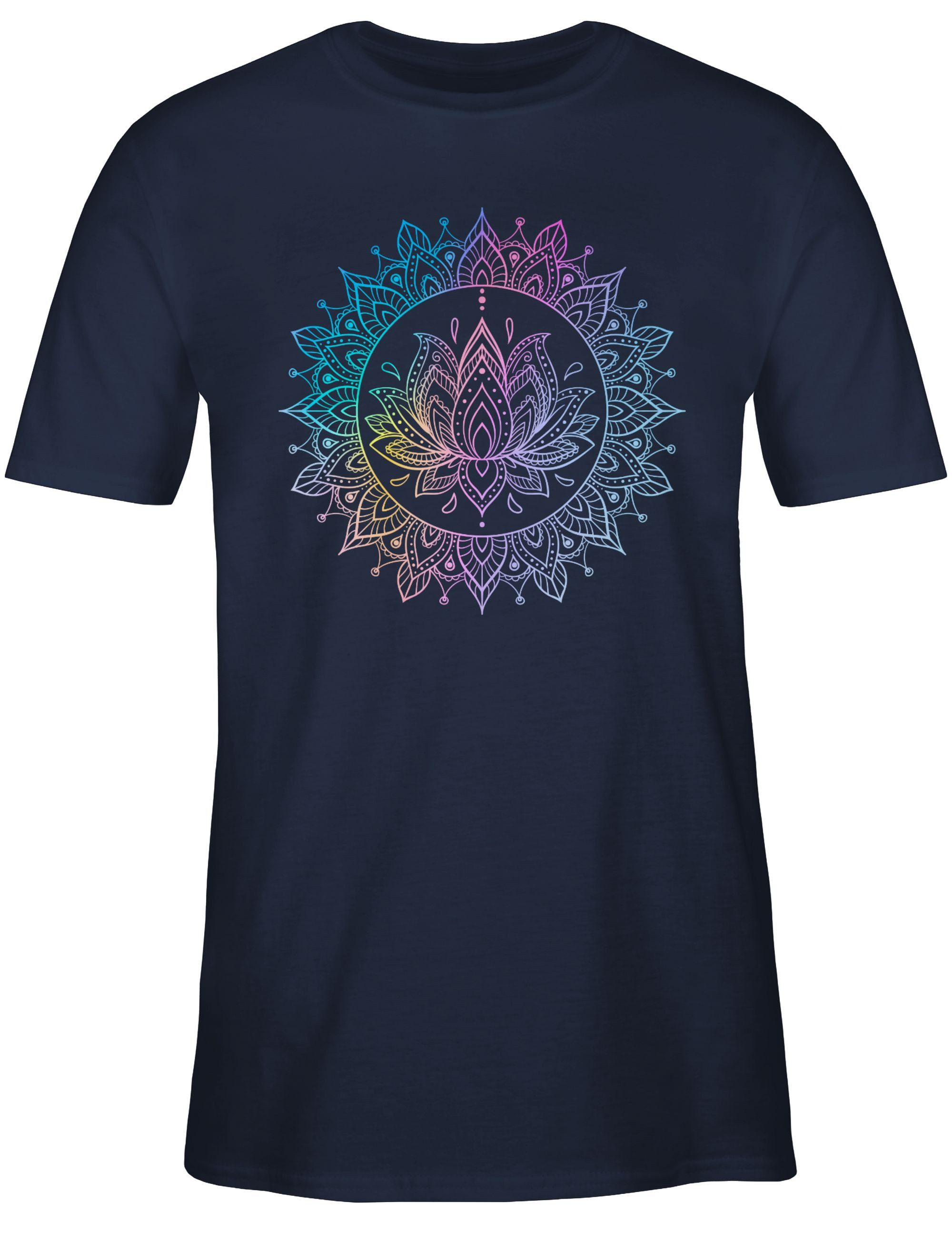 Shirtracer T-Shirt Mandala Lotusblume I Spirituelle günstig online kaufen