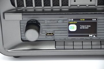 Roadstar HRA-270 D+BT Retro-Radio (Retro-Radio mit DAB+/FM, Bluetooth, USB/MP3-Player)