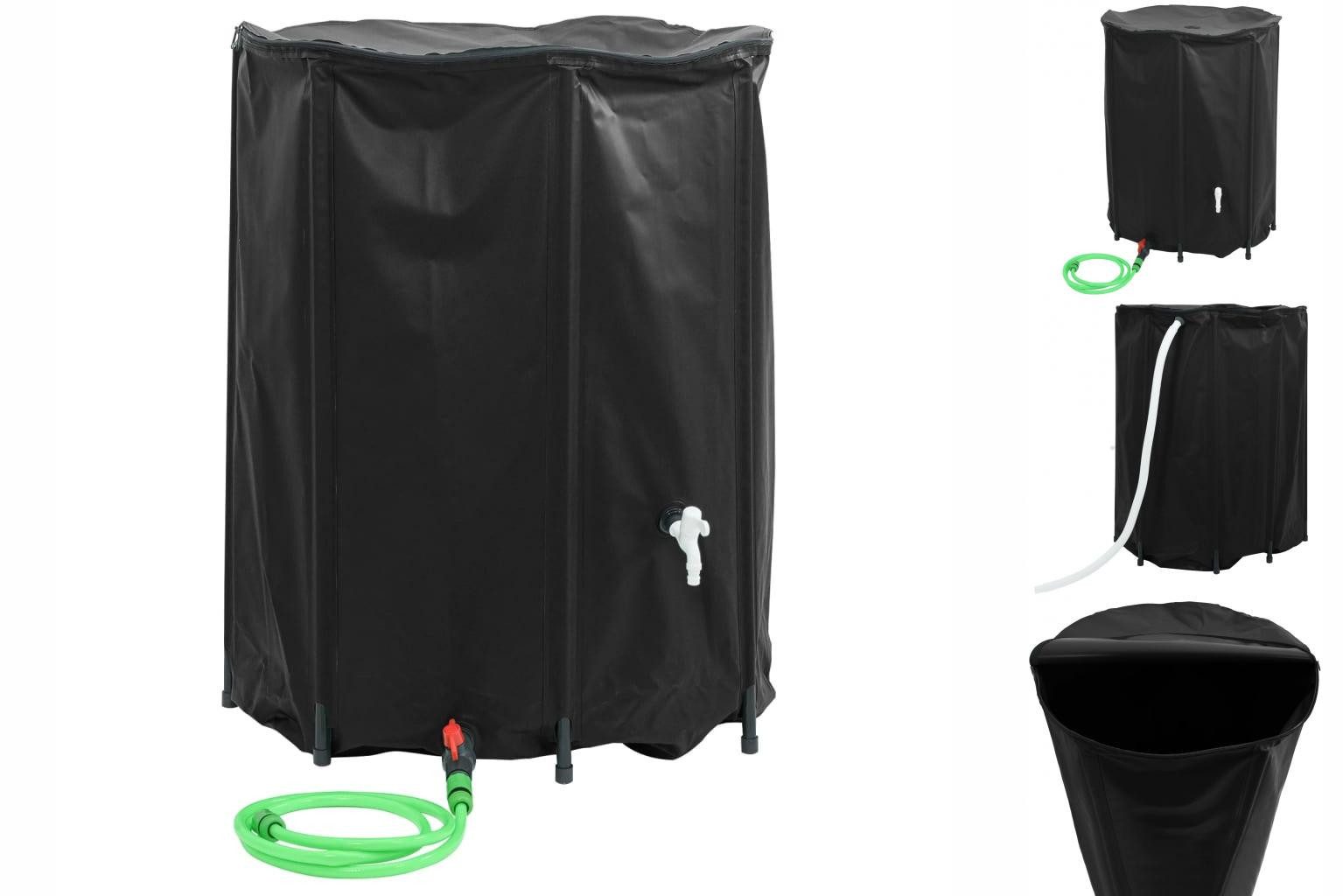ᐅ vidaXL Regentonne Wassertank mit Wasserhahn Faltbar 750 L PVC OTTO