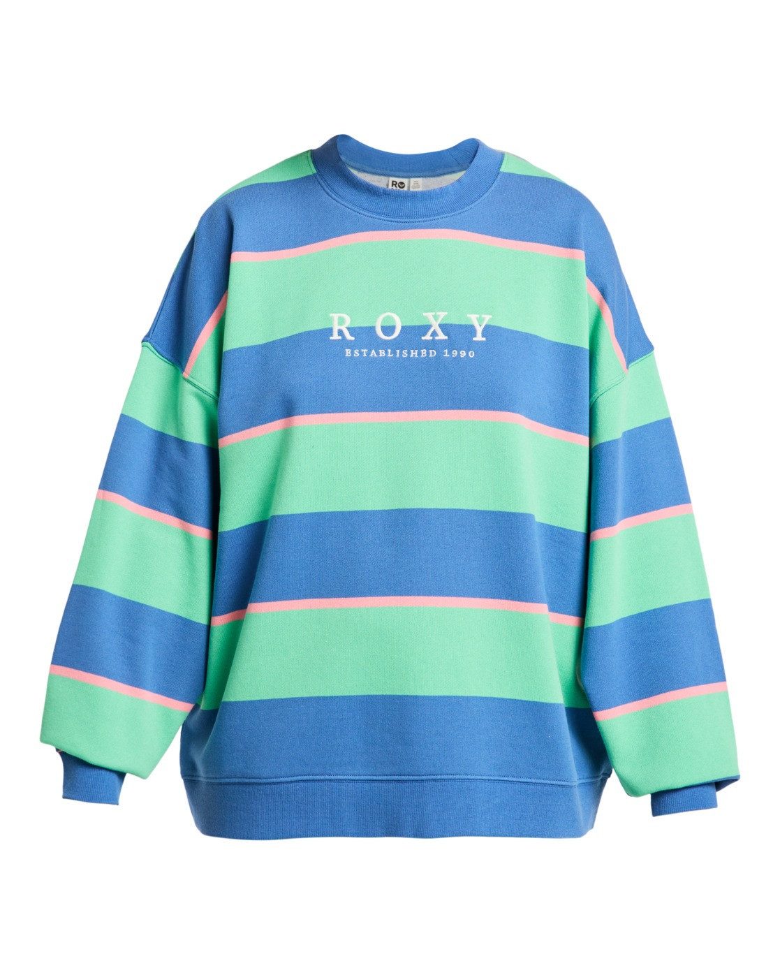 Roxy Sweatshirt Strictly Stripes Oversized günstig online kaufen