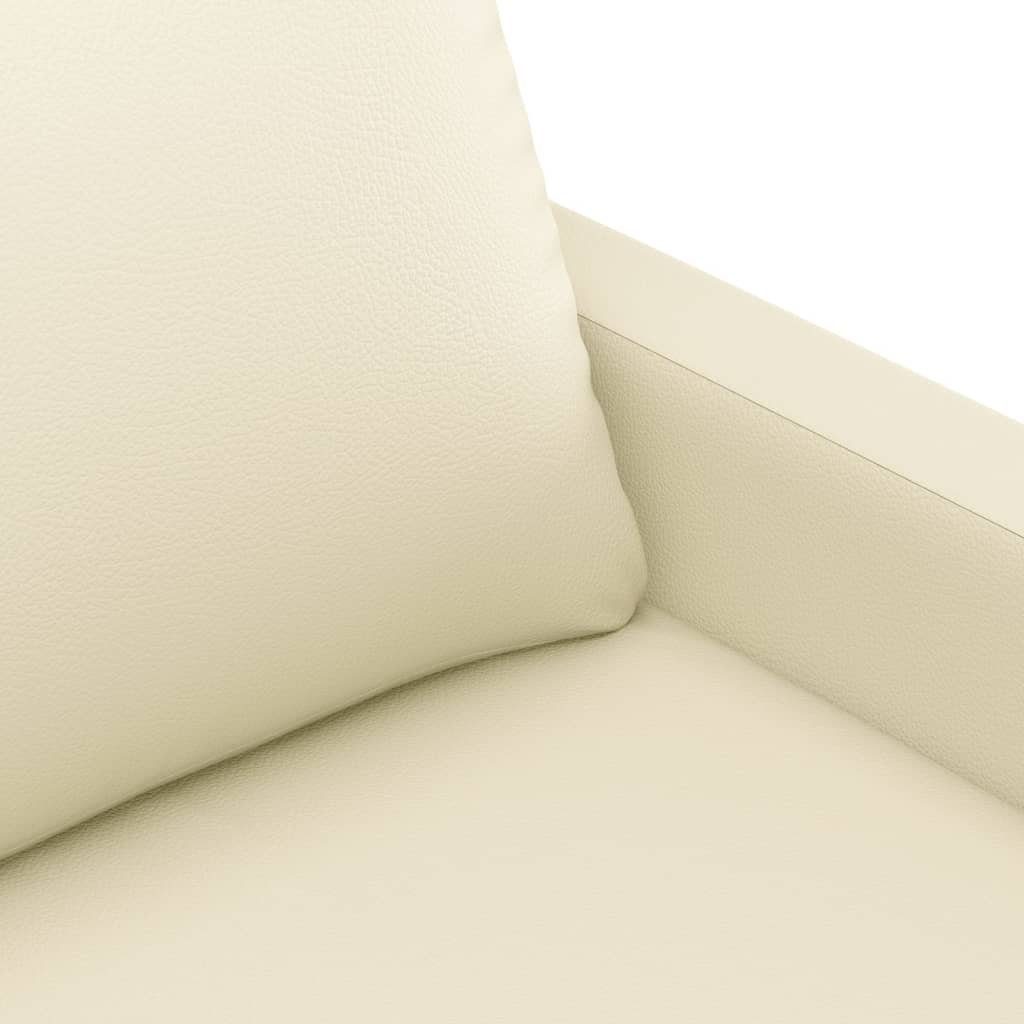 Sofa Kunstleder 2-Sitzer-Sofa cm vidaXL Creme 120