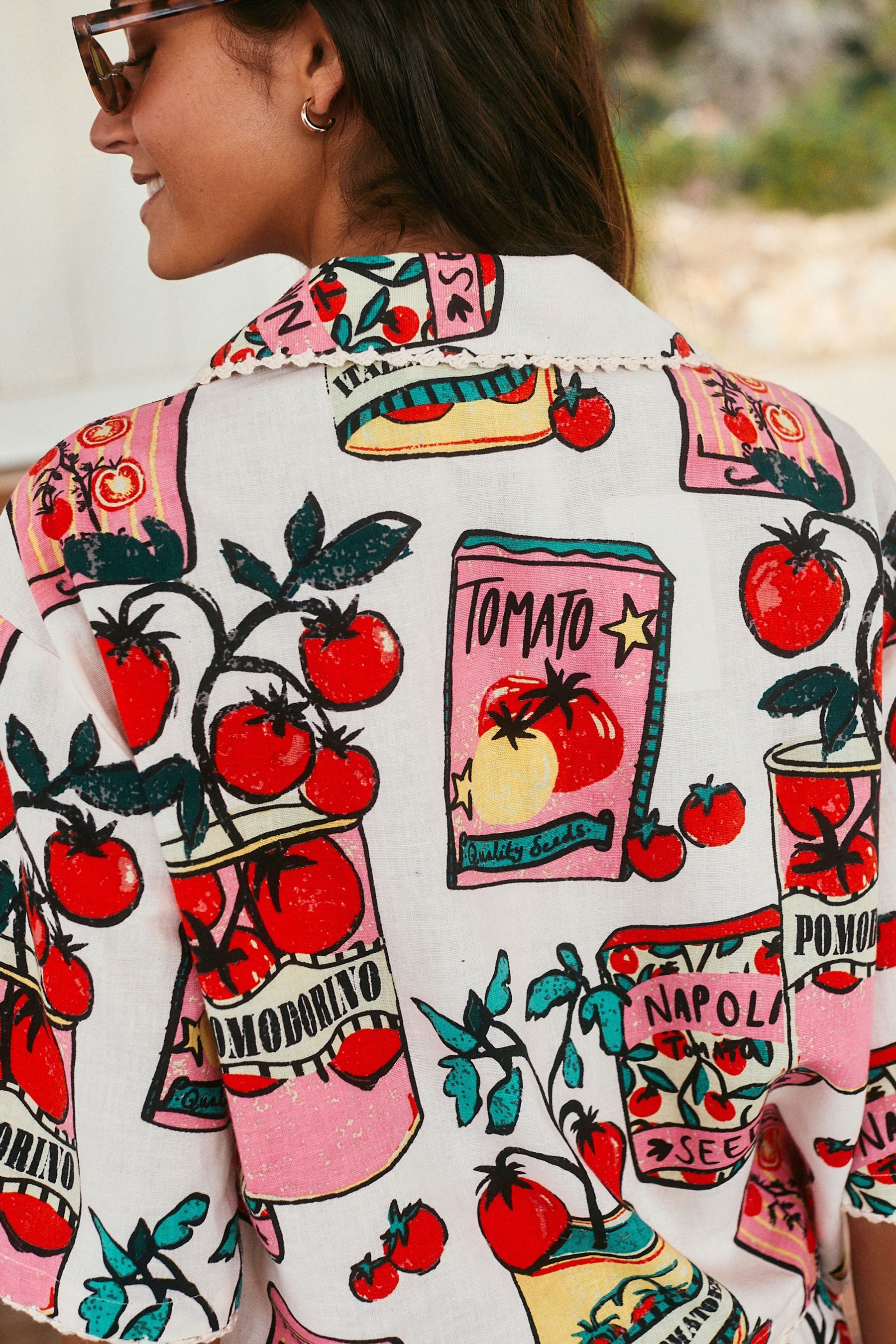 Next Kurzarmbluse Sommershirt mit Leinenanteil (1-tlg) günstig online kaufen