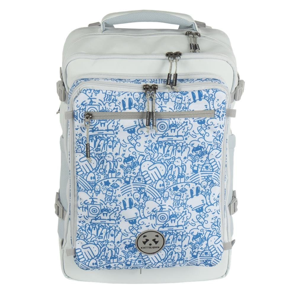 KATTBJØRN Rucksack Eat My Style, weiß, günstig online kaufen